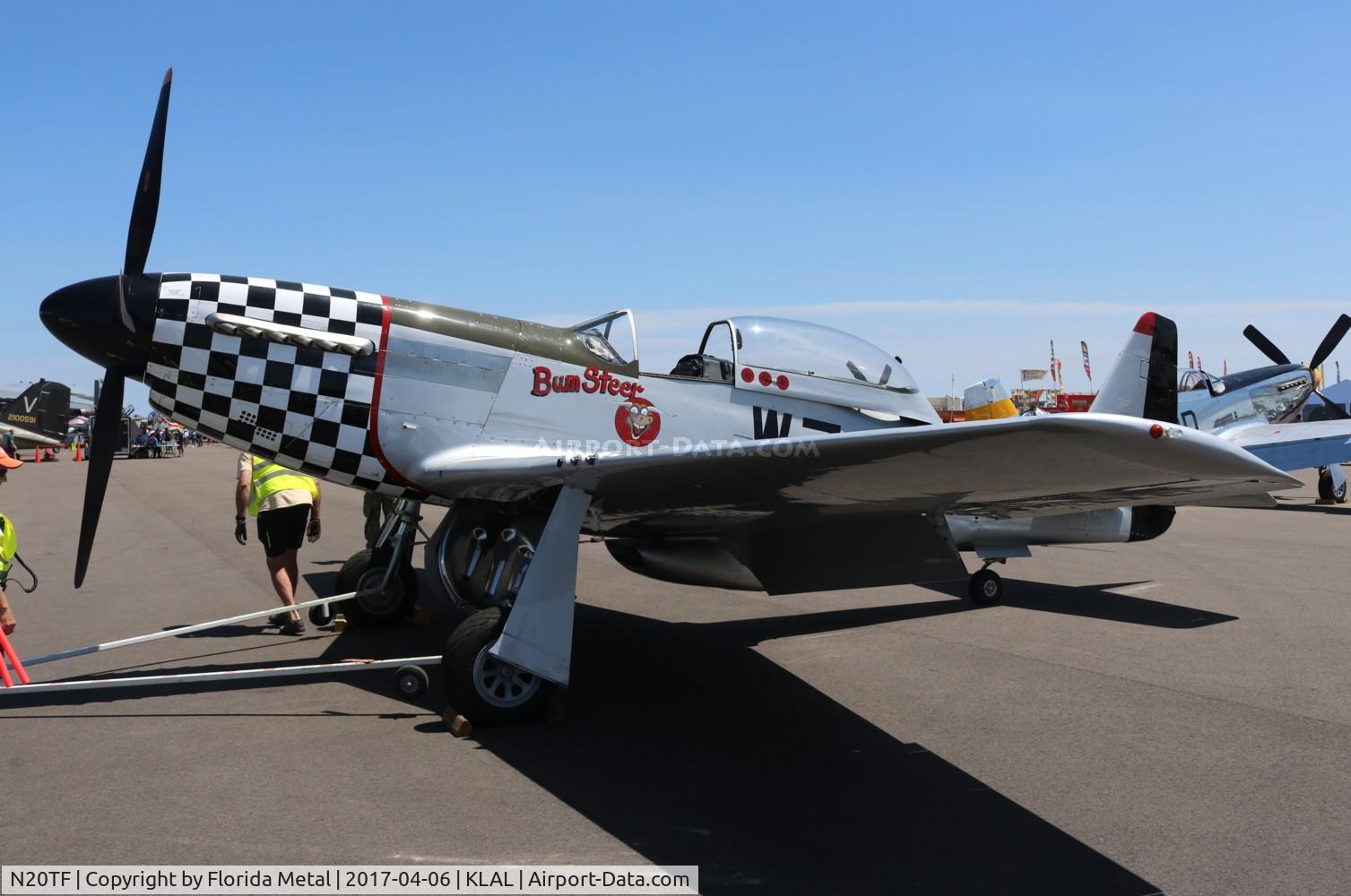 N20TF, 1967 North American (Cavalier) TF-51D Mustang C/N AF67-14866, P-51D Bum Steer zx