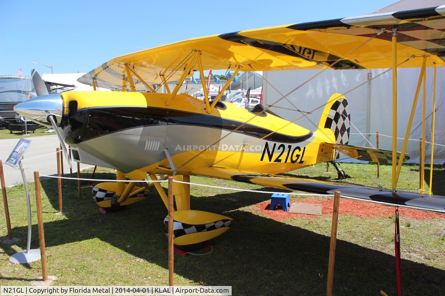 N21GL, 2013 Waco 2T-1A-2 Sport Trainer C/N 1200, Great Lakes zx