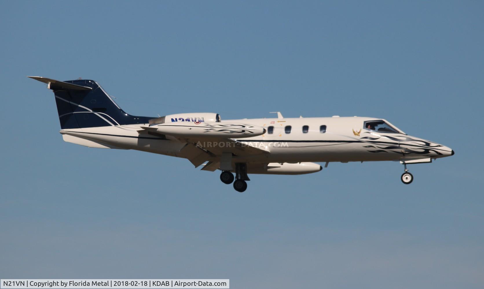 N21VN, 1984 Gates Learjet C-21A C/N 35A-560, Lear 35 zx