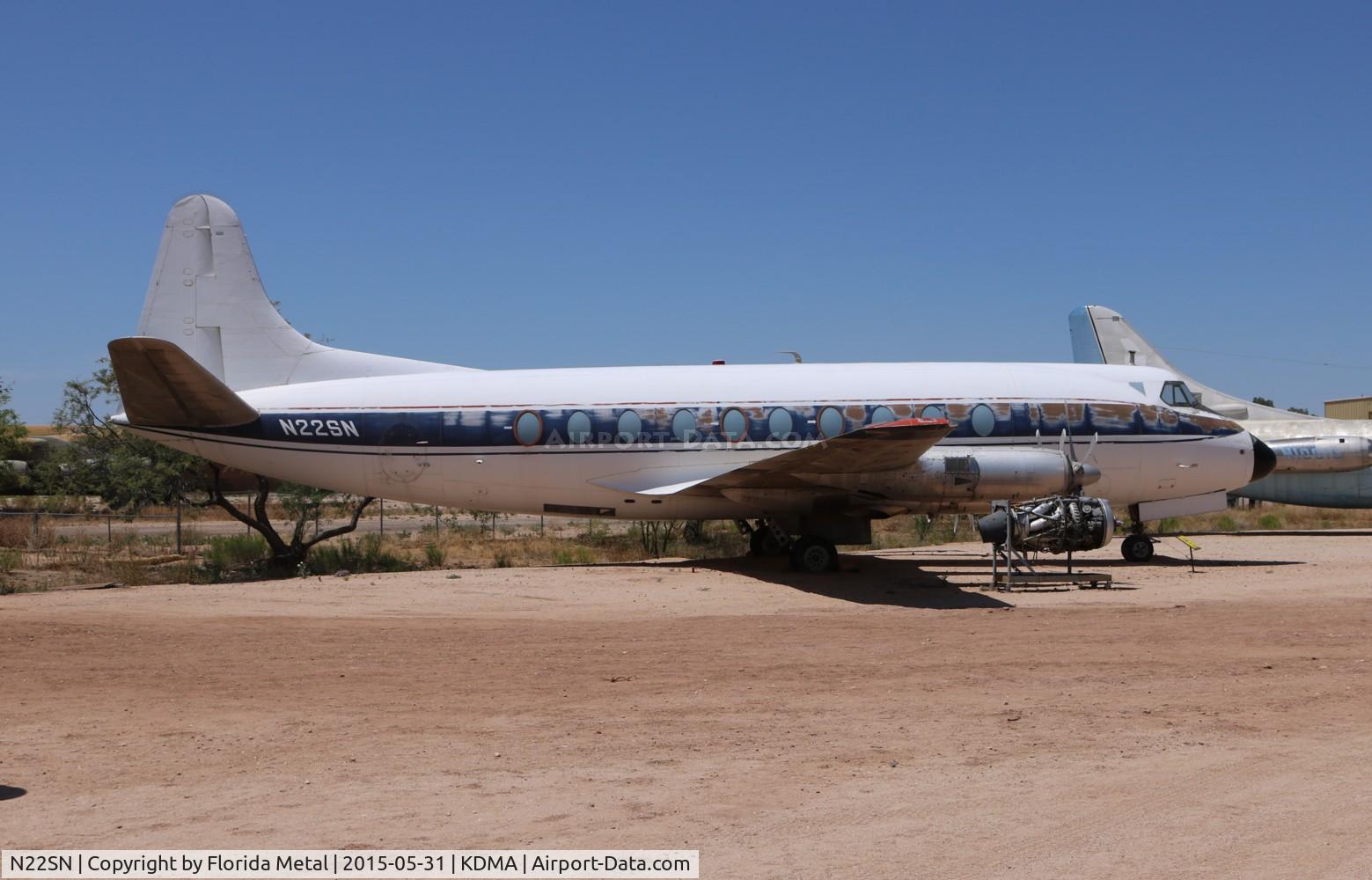 N22SN, 1954 Vickers Viscount 724 C/N 40, PIMA 2015