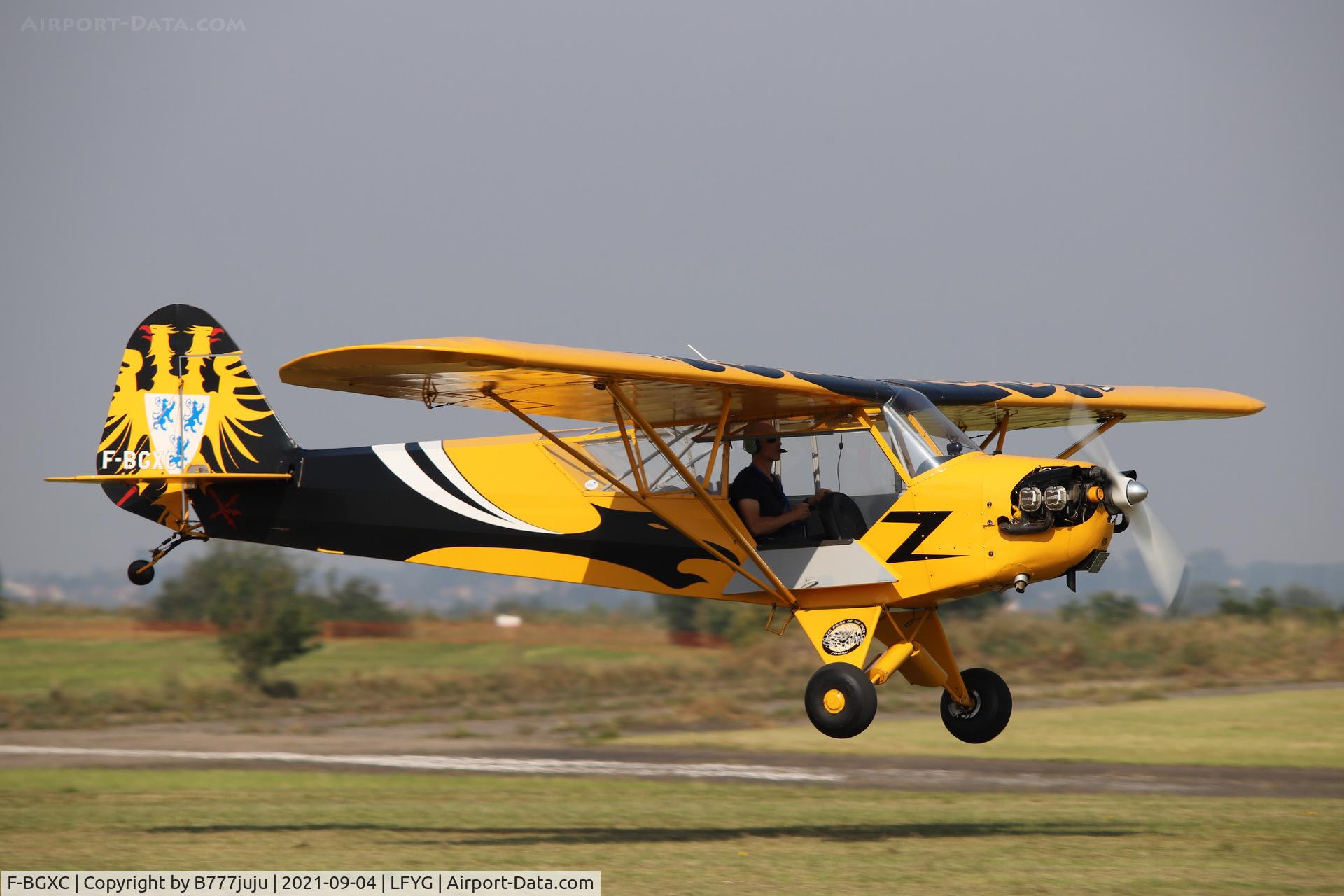 F-BGXC, 1943 Piper L-4H Grasshopper (J3C-65D) C/N 11446, Cambrai airshow 2021