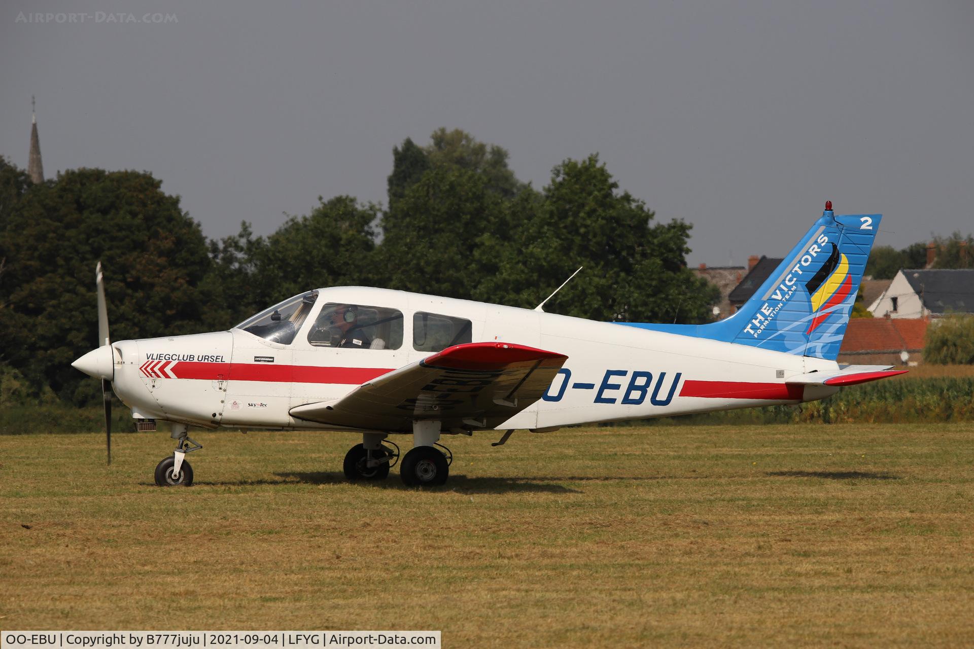 OO-EBU, 1989 Piper PA-28-161 Cadet C/N 2841246, Cambrai airshow 2021