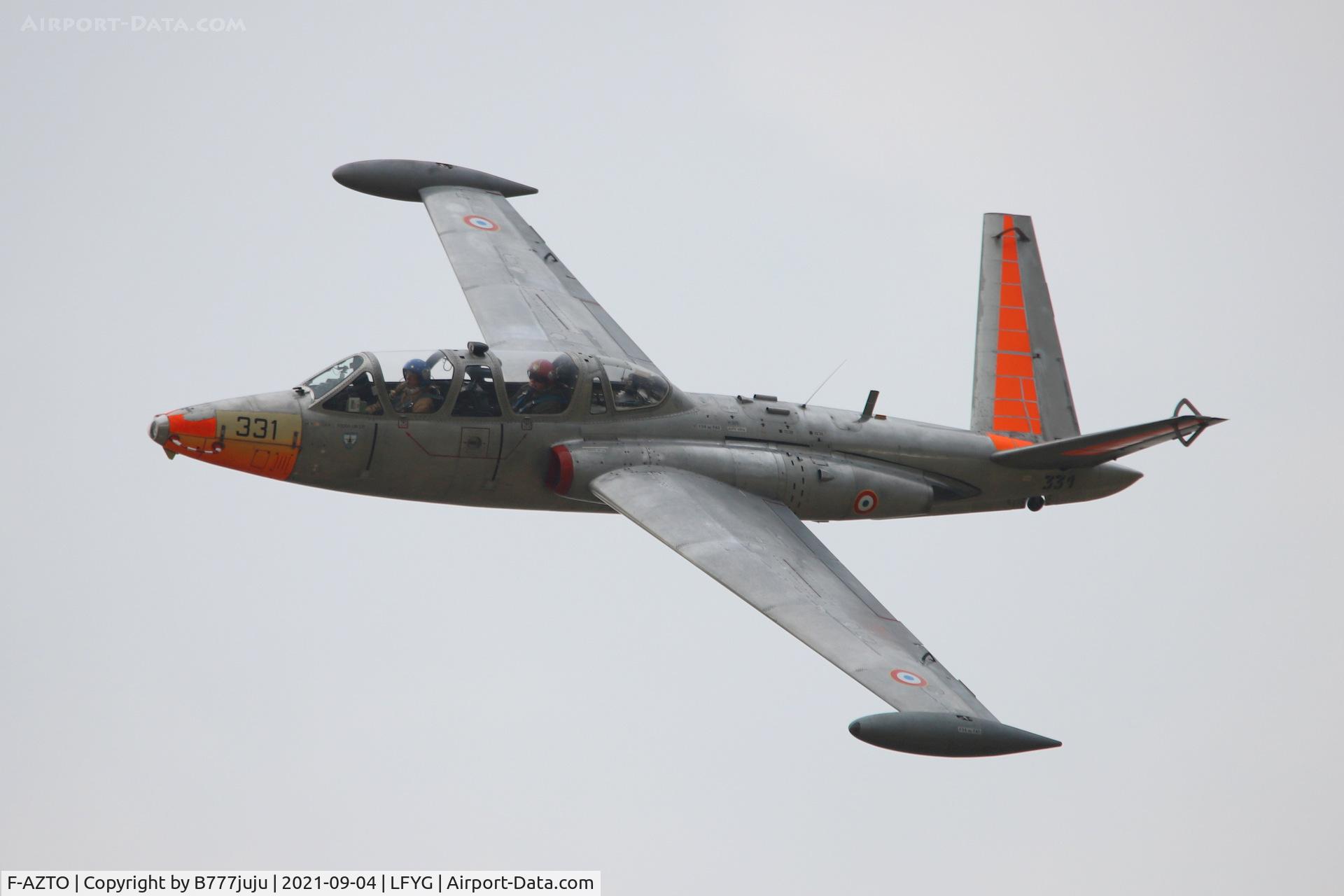 F-AZTO, Fouga CM-170R Magister C/N 331, Cambrai airshow 2021