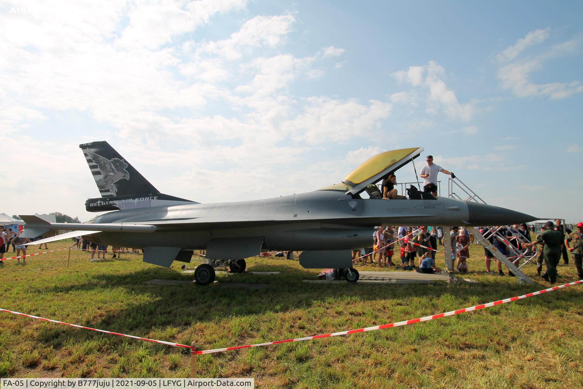FA-05, SABCA F-16A Fighting Falcon C/N 6H-5, Cambrai airshow 2021
