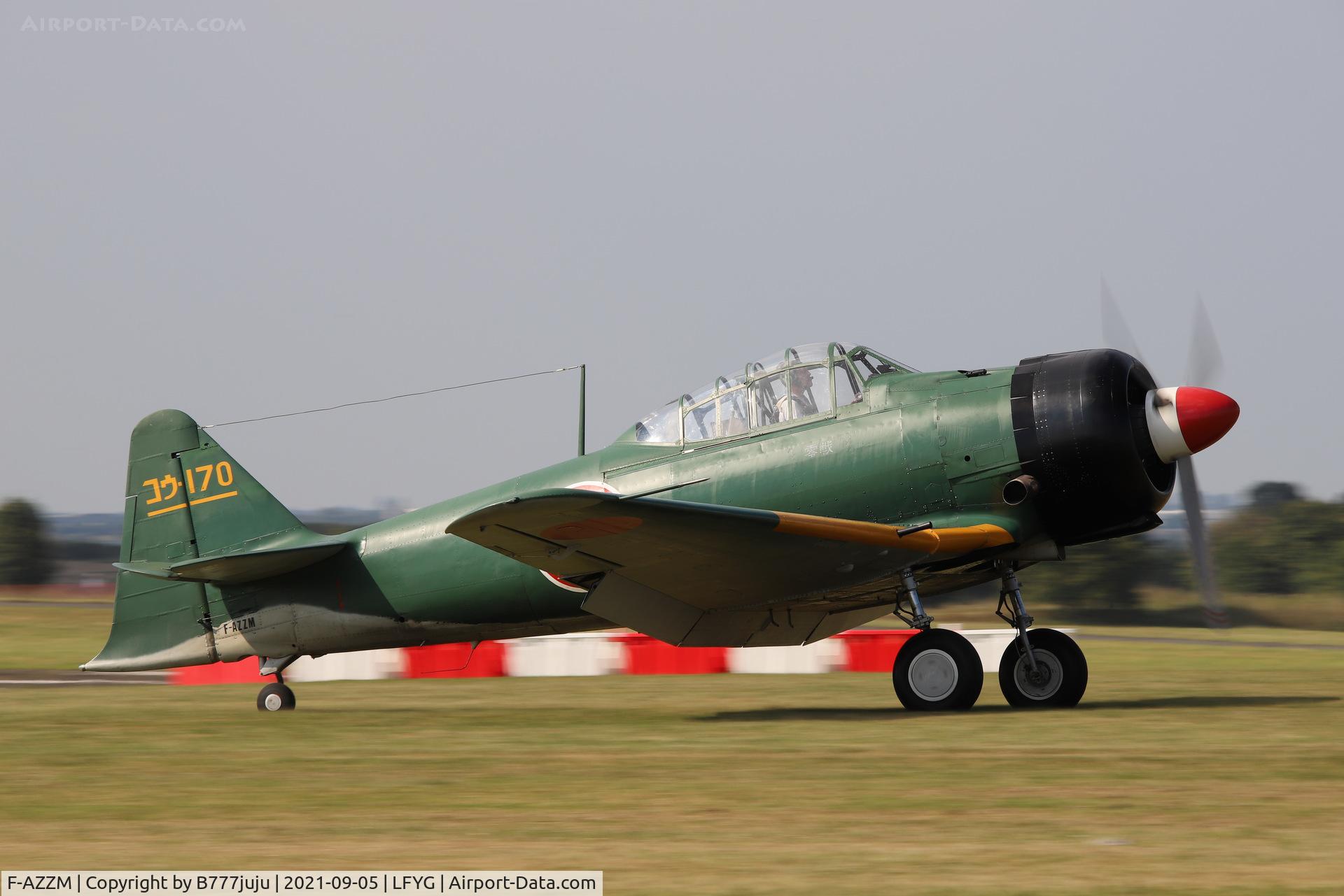 F-AZZM, 2000 North American AT-6B Texan C/N SA-32, Cambrai airshow 2021