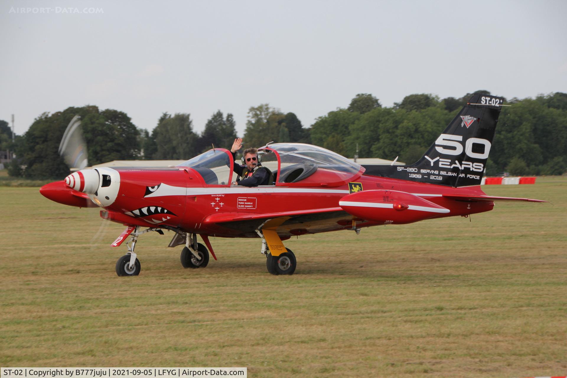 ST-02, SIAI-Marchetti SF-260M C/N 10-02, Cambrai airshow 2021