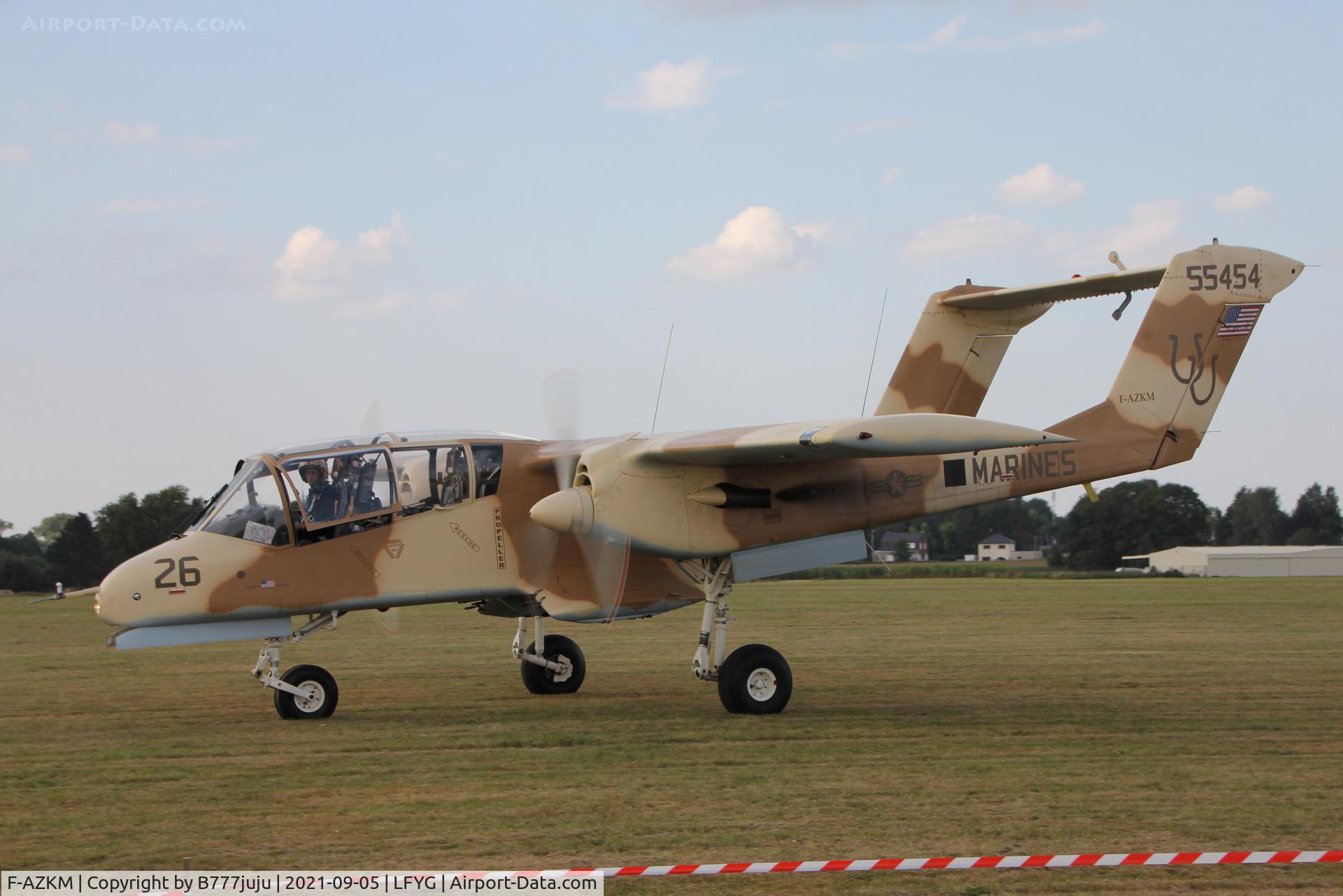 F-AZKM, 1971 North American OV-10B Bronco C/N 338-9 (305-65), Cambrai airshow 2021