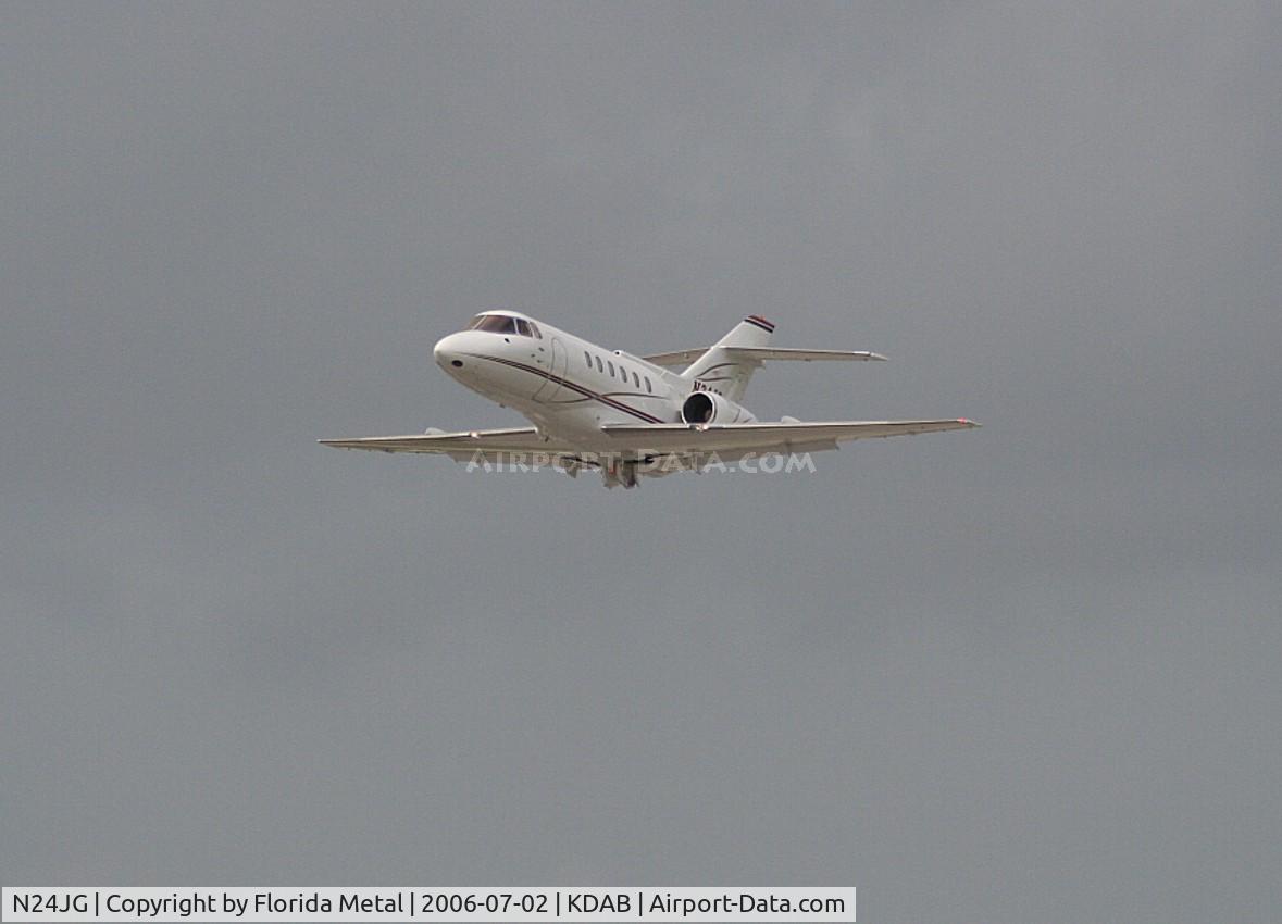 N24JG, British Aerospace BAe.125 Series 800A C/N 258170, Hawker 800 NASCAR Jeff Gordon