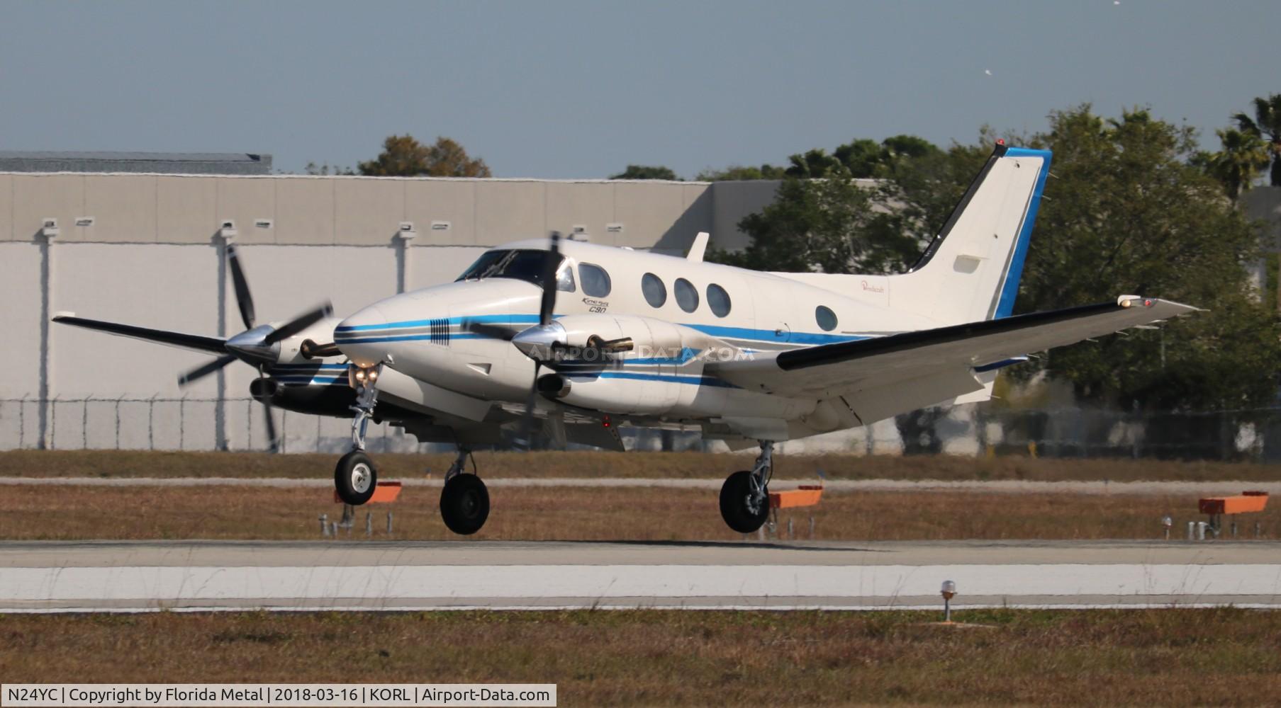 N24YC, 1997 Raytheon Aircraft Company C90A C/N LJ-1484, Beech C90 zx