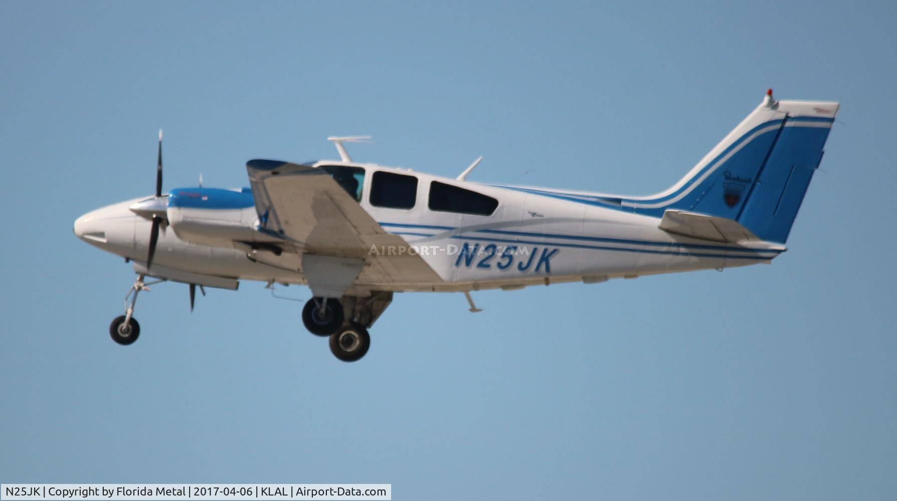 N25JK, 1968 Beech D55 Baron C/N TE-533, Baron 55 zx