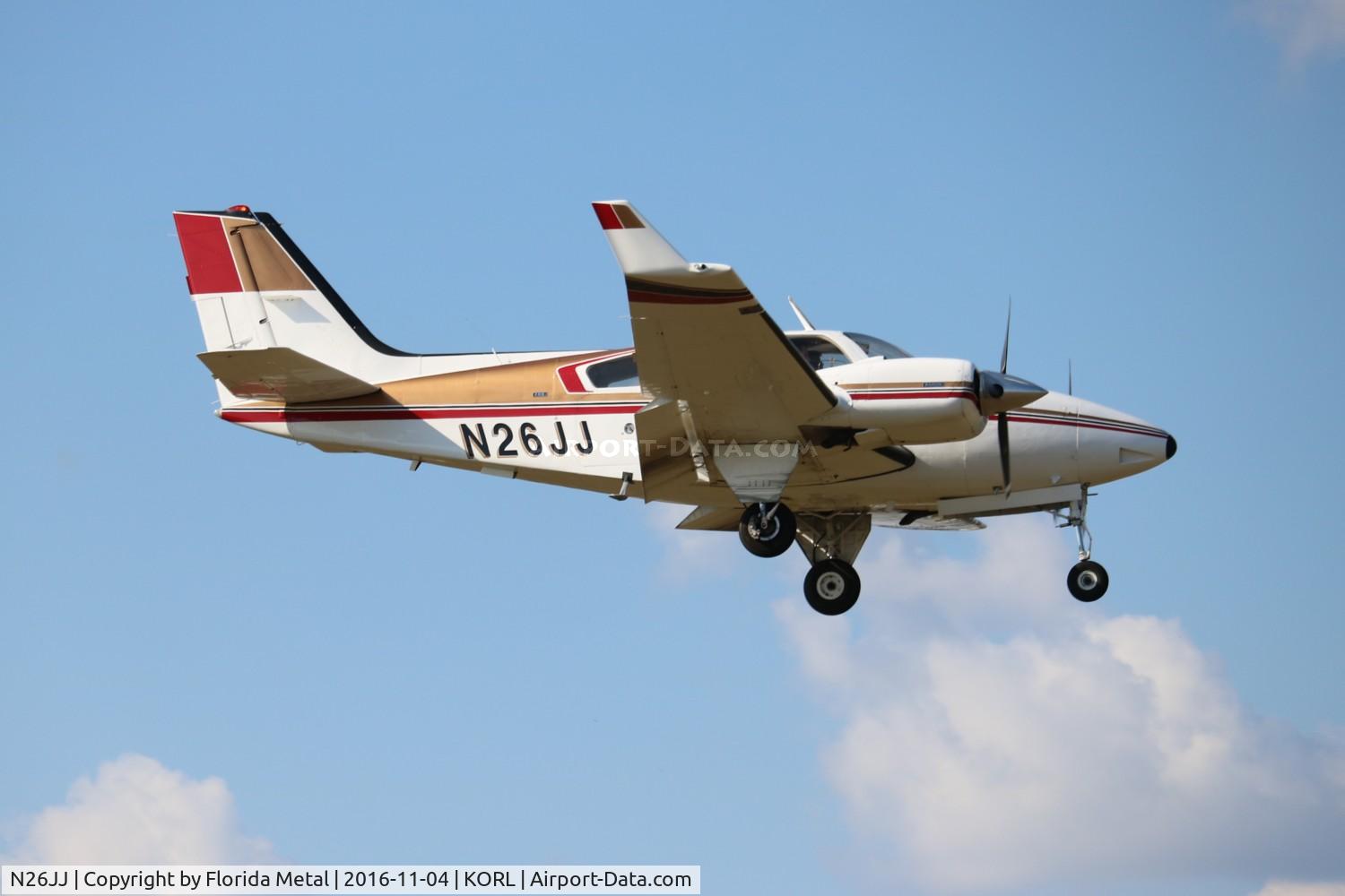 N26JJ, 1975 Beech E-55 Baron C/N TE-1058, Baron 55 zx
