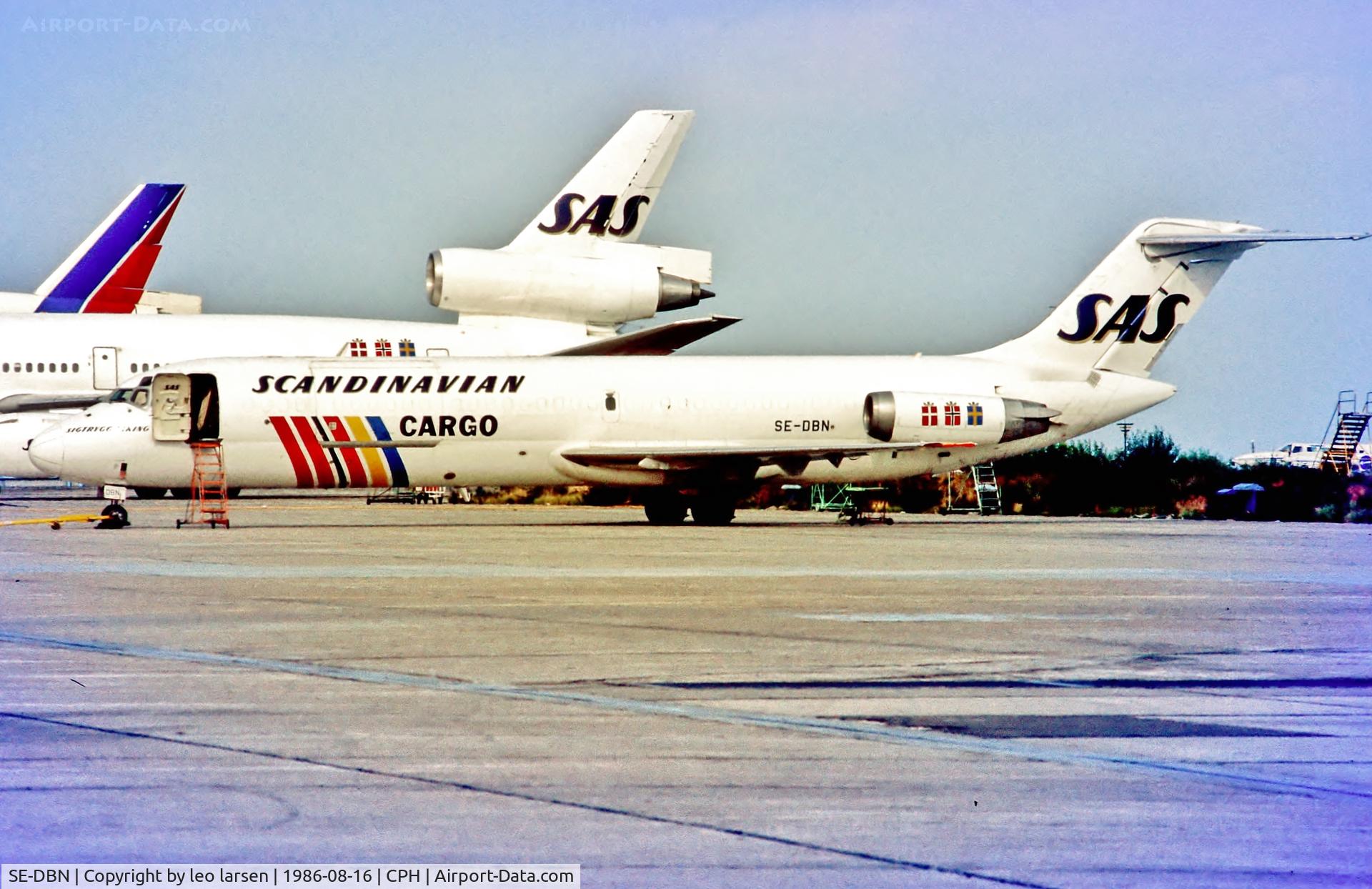 SE-DBN, 1969 Douglas DC-9-33 C/N 47413, Copenhagen 16.8.1986