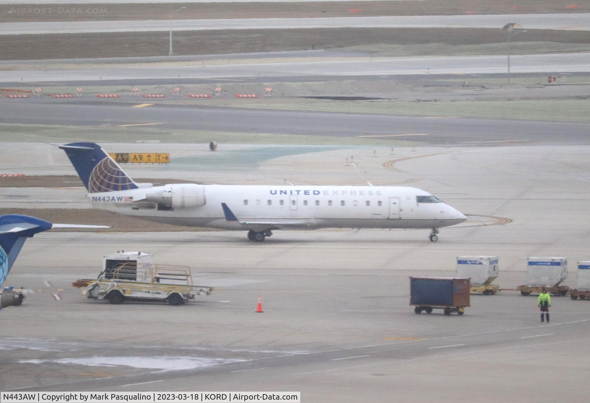 N443AW, 2003 Bombardier CRJ-200LR (CL-600-2B19) C/N 7781, CL-600-2B19