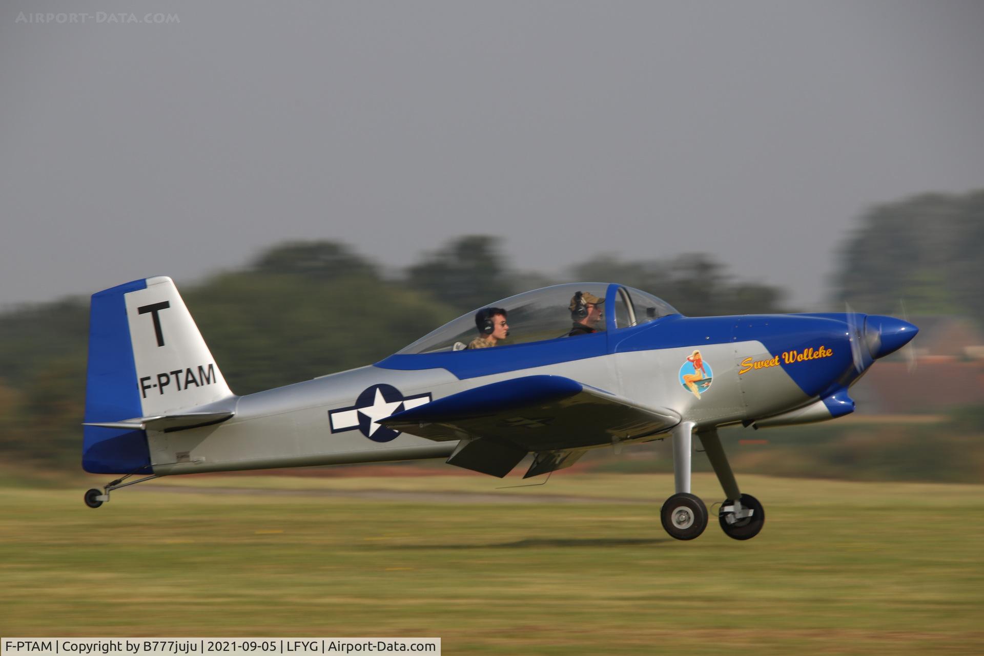 F-PTAM, Vans RV-8 C/N 80946, during Cambrai airshow 2021