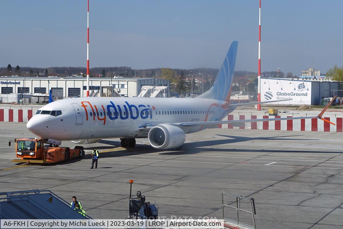 A6-FKH, 2022 Boeing 737-8 MAX C/N 61005, At Henri Coanda