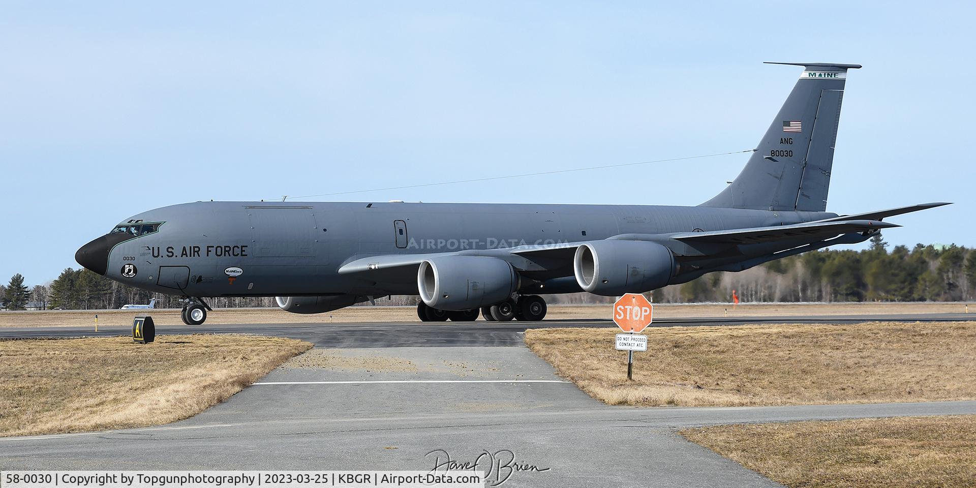 58-0030, 1959 Boeing KC-135R Stratotanker C/N 17775, RUMMY83 with the 101st ARW