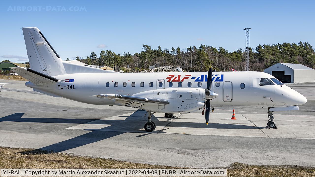 YL-RAL, 1987 Saab SF340A C/N 340A-100, Parked at GA1.