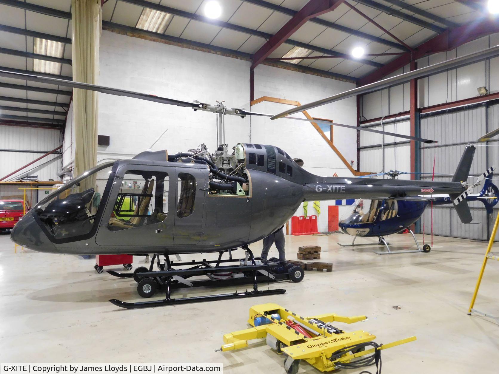 G-XITE, 2022 Bell 505 Jet Ranger X C/N 65388, At Gloucestershire Airport