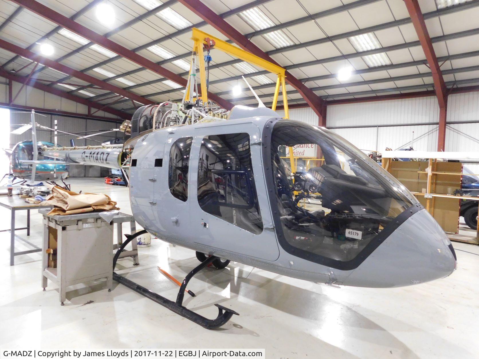 G-MADZ, 2019 Bell 505 Jet Ranger X C/N 65179, At Gloucestershire Airport