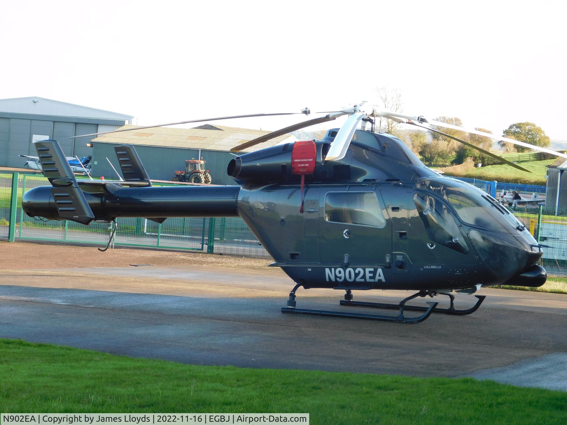 N902EA, 2000 MD Helicopters MD 900 C/N 900-00076, At Gloucestershire Airport.