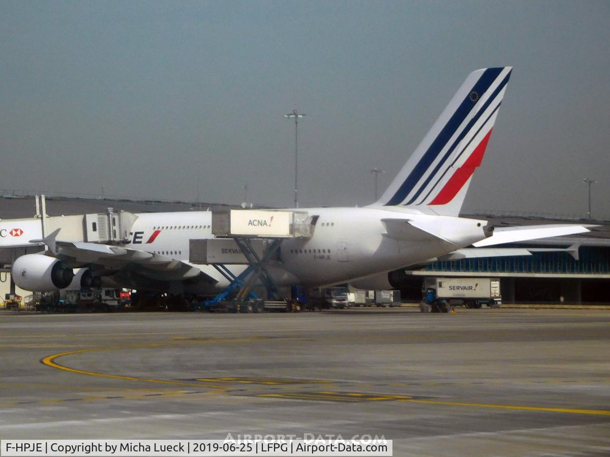 F-HPJE, 2010 Airbus A380-861 C/N 052, At Charles de Gaulle