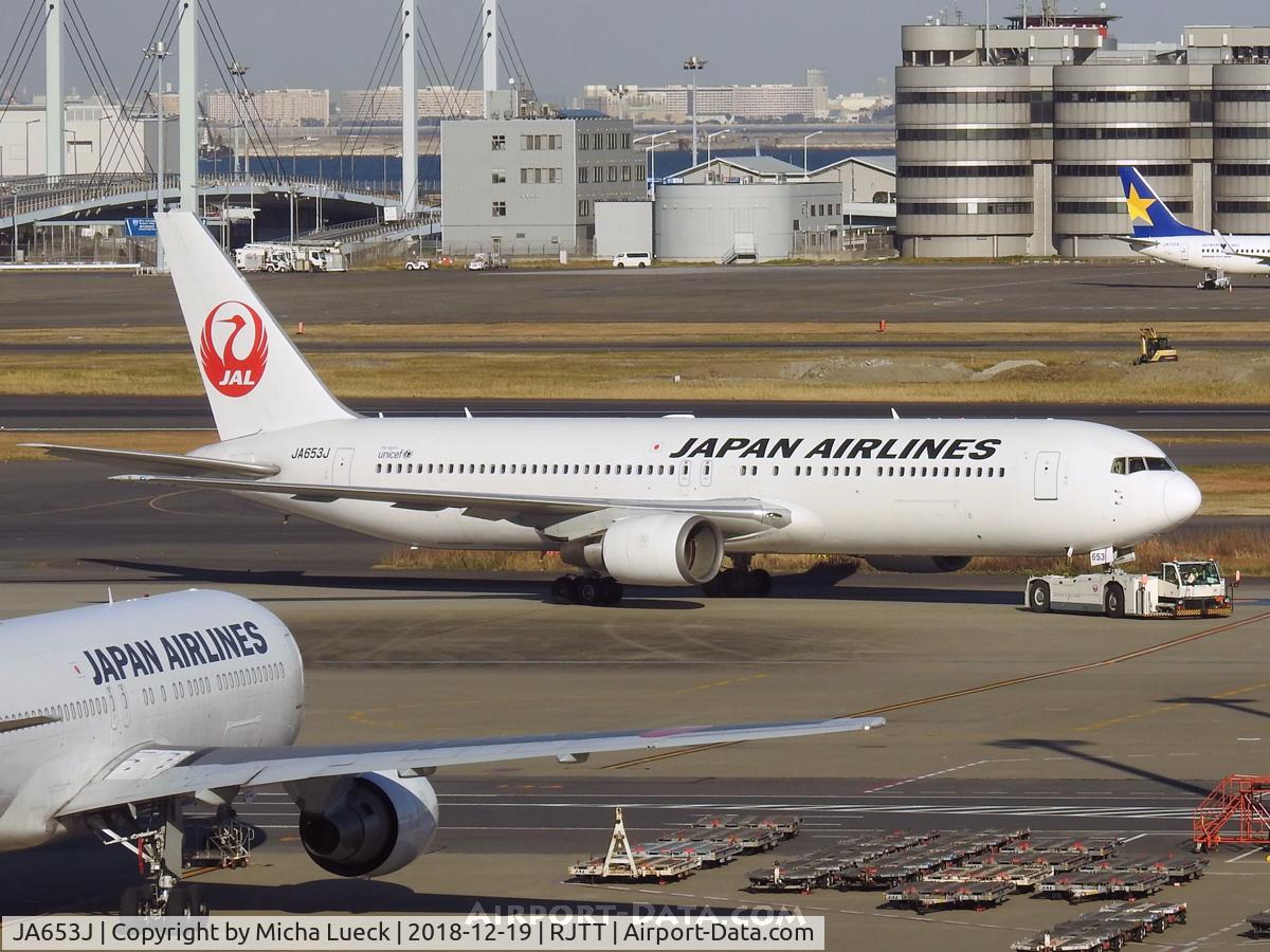 JA653J, 2010 Boeing 767-346/ER C/N 40365, At Haneda