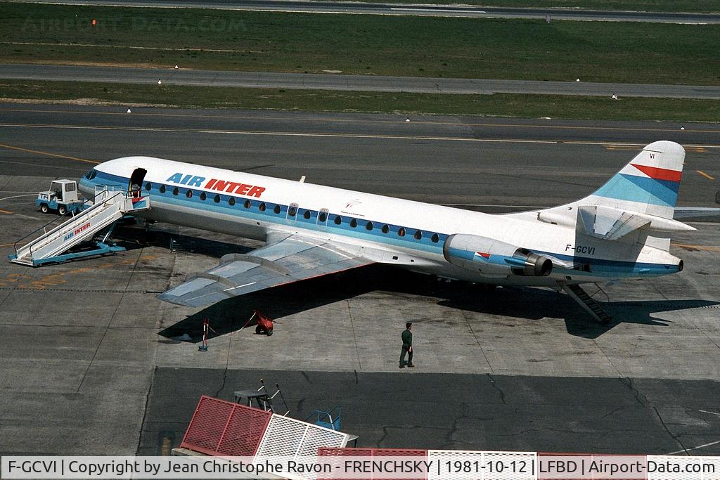 F-GCVI, 1971 Aerospatiale SE-210 Super Caravelle 12 C/N 272, Air Inter