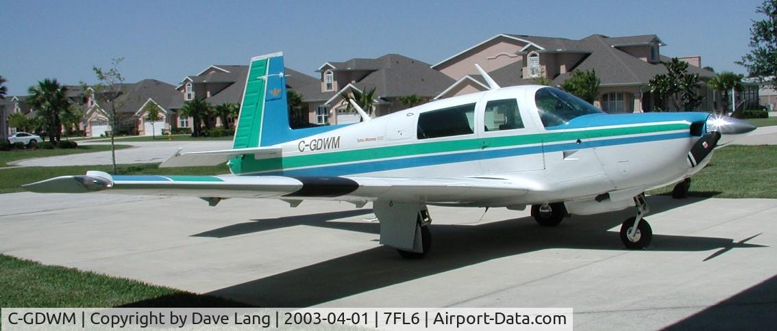 C-GDWM, 1980 Mooney M20K C/N 250370, Taken April 1, 2003 by owner,  ©Dave Lang
