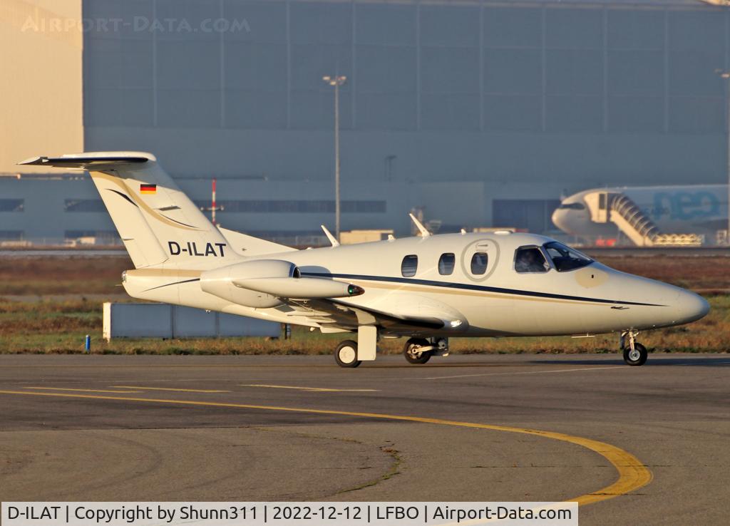 D-ILAT, 2014 Eclipse Aviation Corp EA550 C/N 550-0269, Taxiing to the General Aviation area...