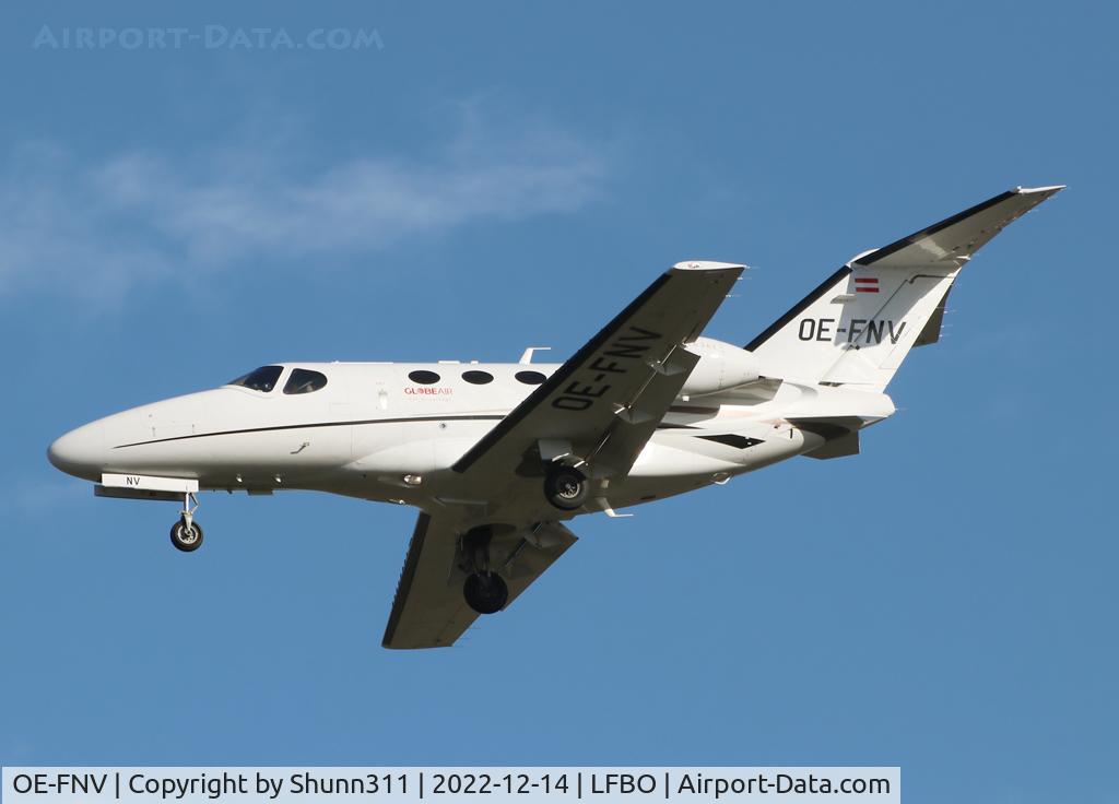 OE-FNV, 2008 Cessna 510 Citation Mustang Citation Mustang C/N 510-0157, Landing rwy 32L