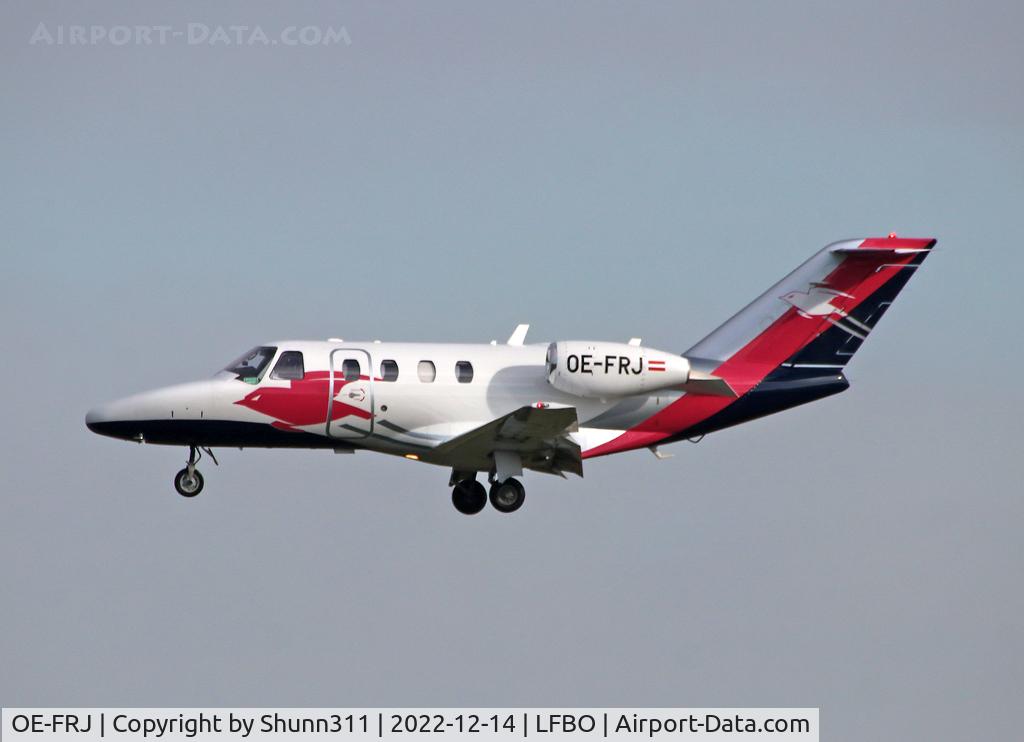 OE-FRJ, 2008 Cessna 525 CitationJet CJ1+ C/N 525-0673, Landing rwy 32R