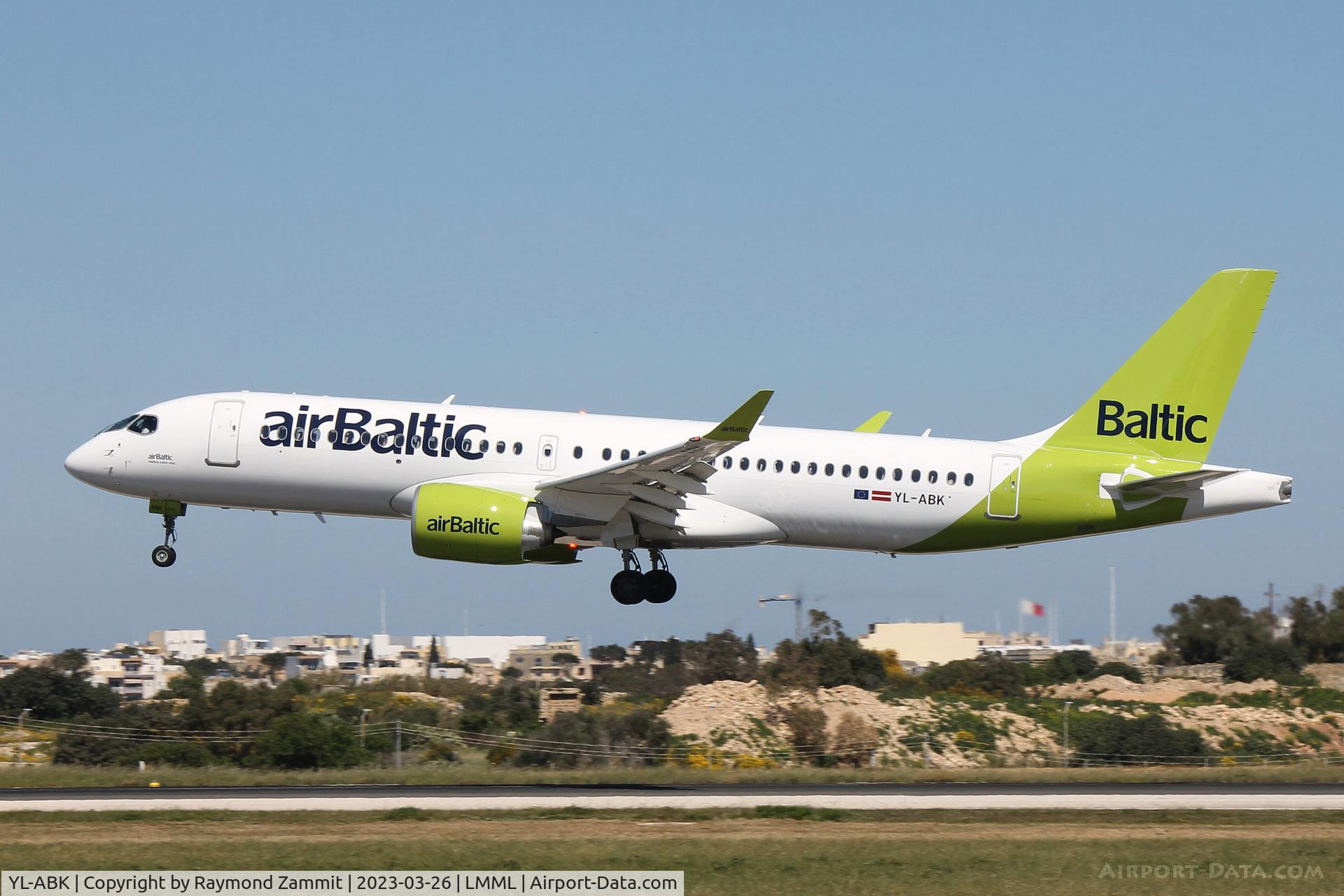 YL-ABK, 2022 Airbus A220-300 C/N 55182, A220 YL-ABK Air Baltic