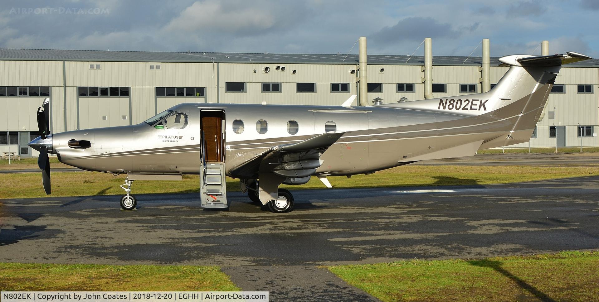 N802EK, 2007 Pilatus PC-12/47 C/N 802, At Bliss Avn.