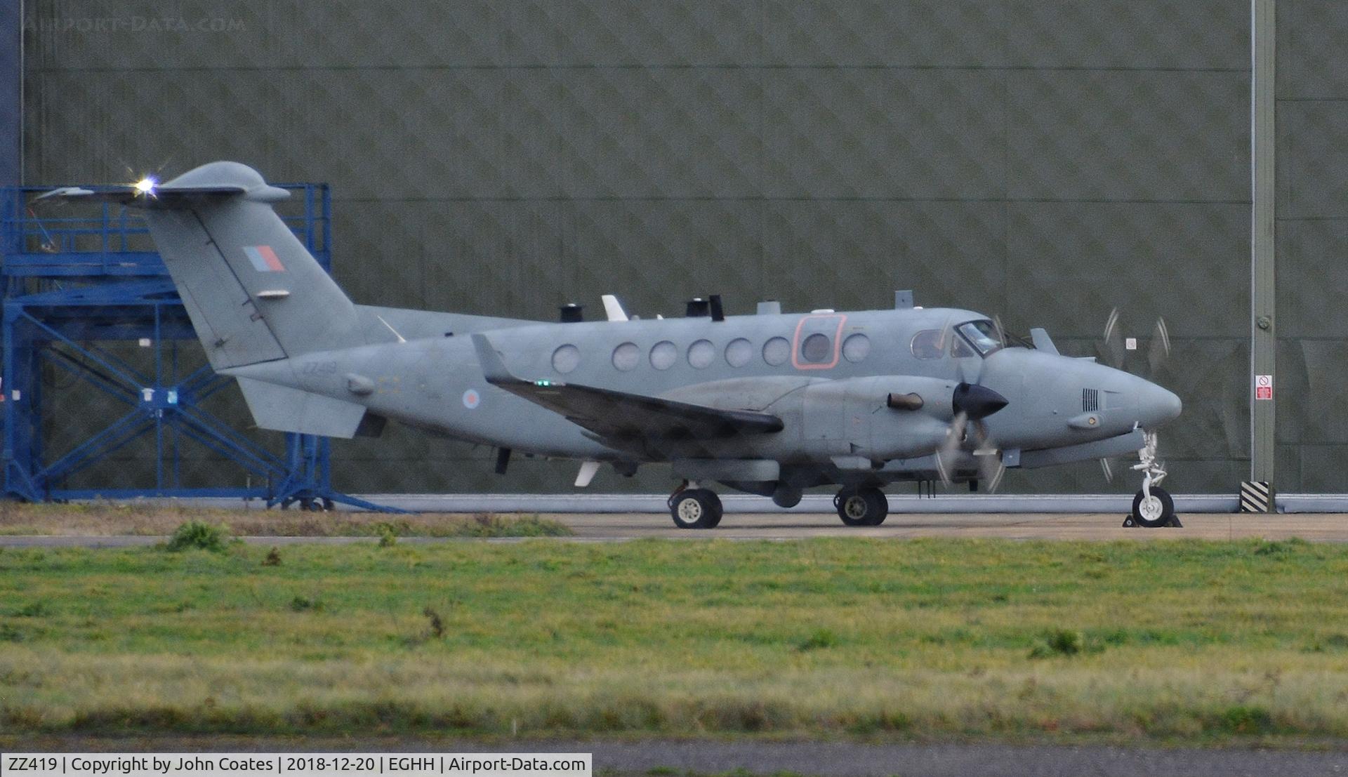 ZZ419, 2007 Hawker Beechcraft Shadow R1 (350CER) C/N FM-18, At Gama Avn.