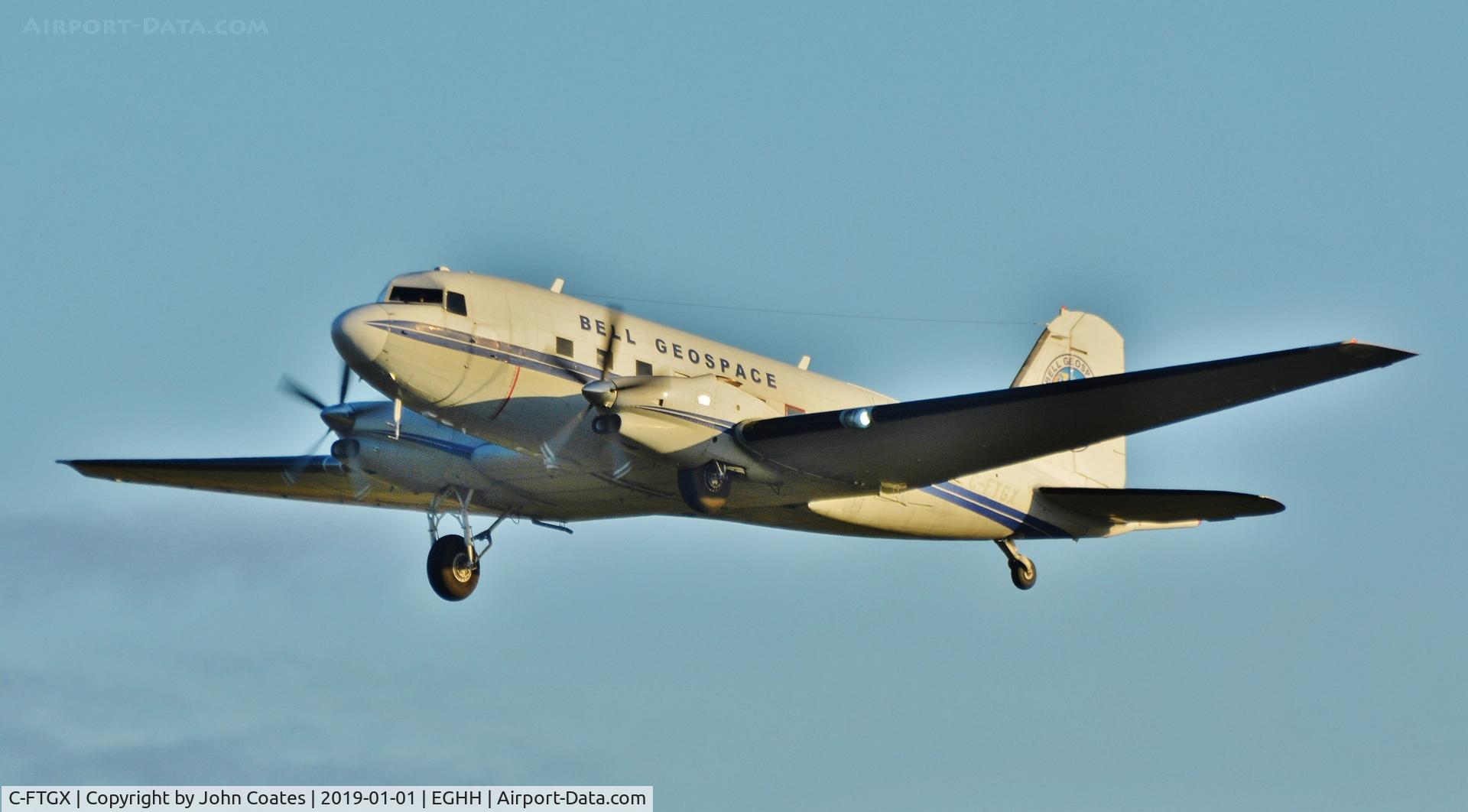 C-FTGX, 1944 Douglas Basler BT67 (DC-3TP) C/N 25769, Departing off 26