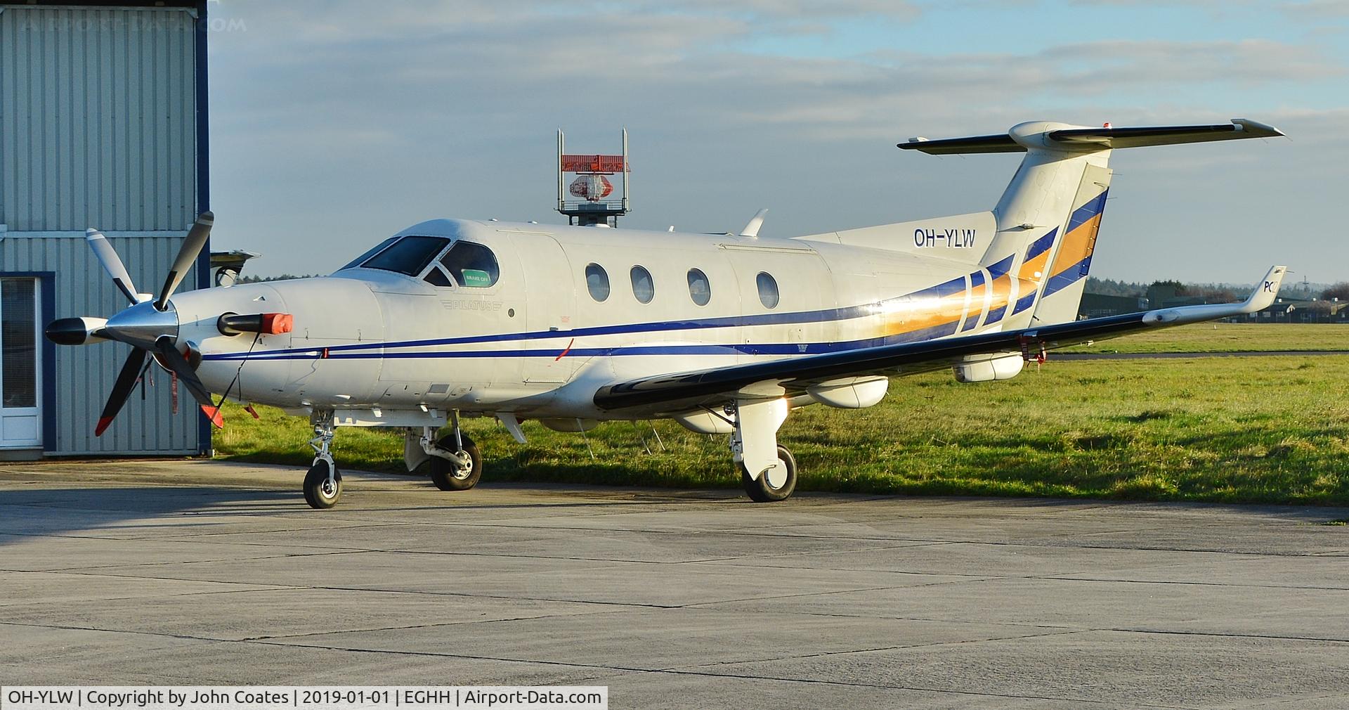 OH-YLW, 2000 Pilatus PC-12/45 C/N 334, At BAS