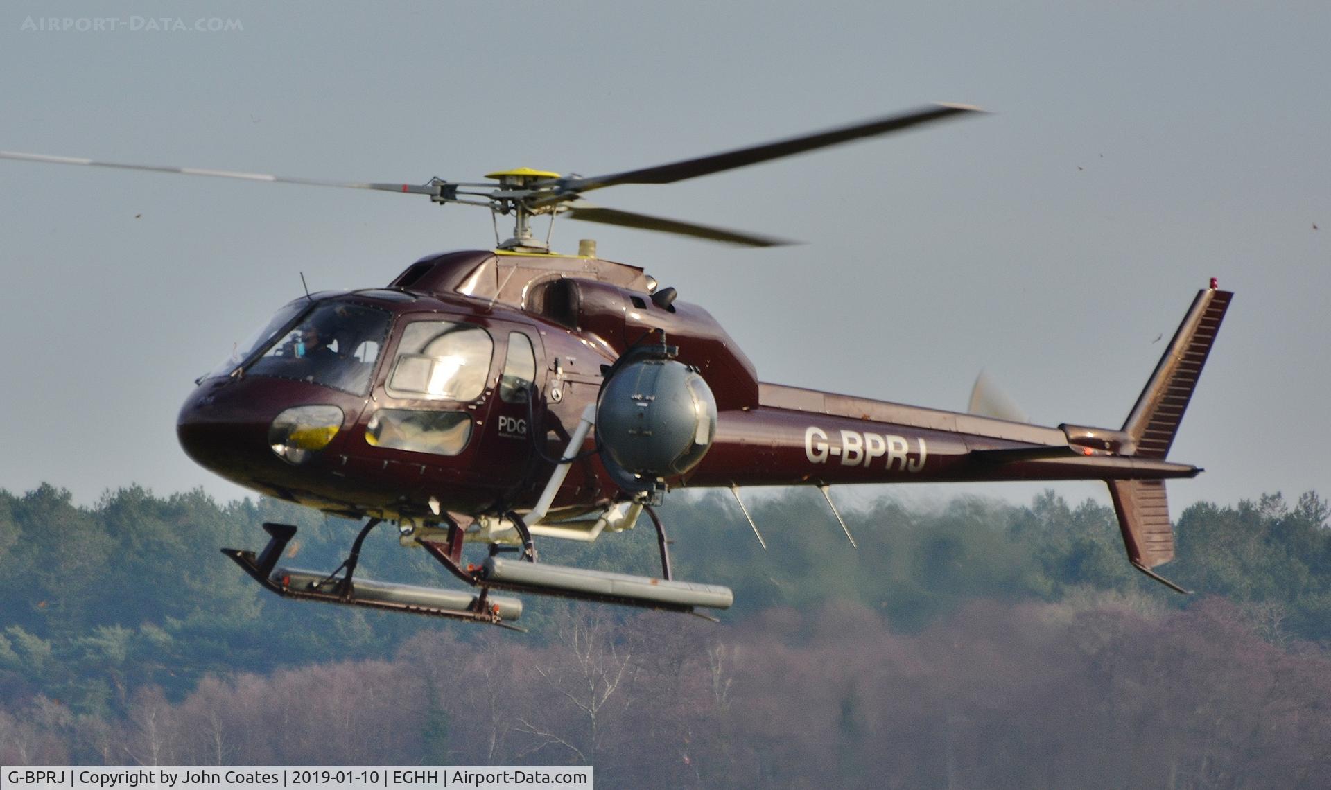 G-BPRJ, 1982 Aerospatiale AS-355F-1 Ecureuil 2 C/N 5201, Arriving Bliss Avn.