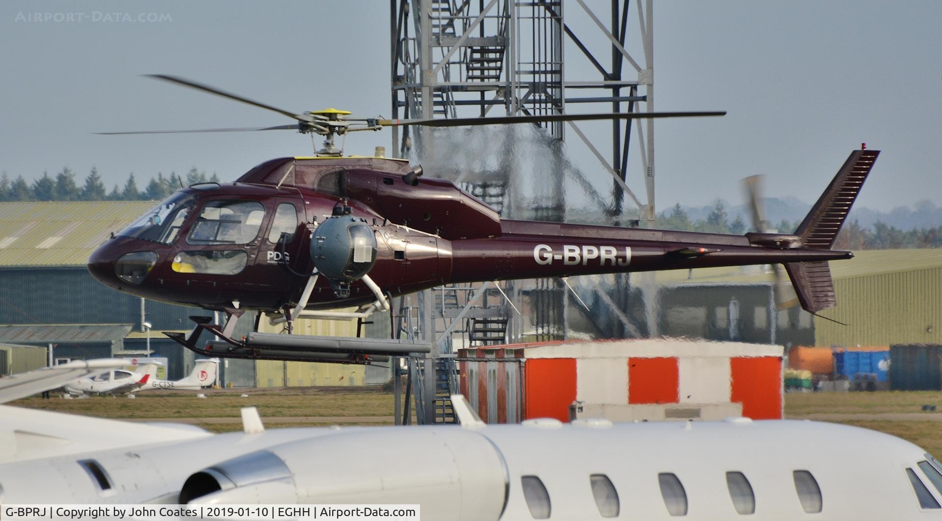 G-BPRJ, 1982 Aerospatiale AS-355F-1 Ecureuil 2 C/N 5201, About to land