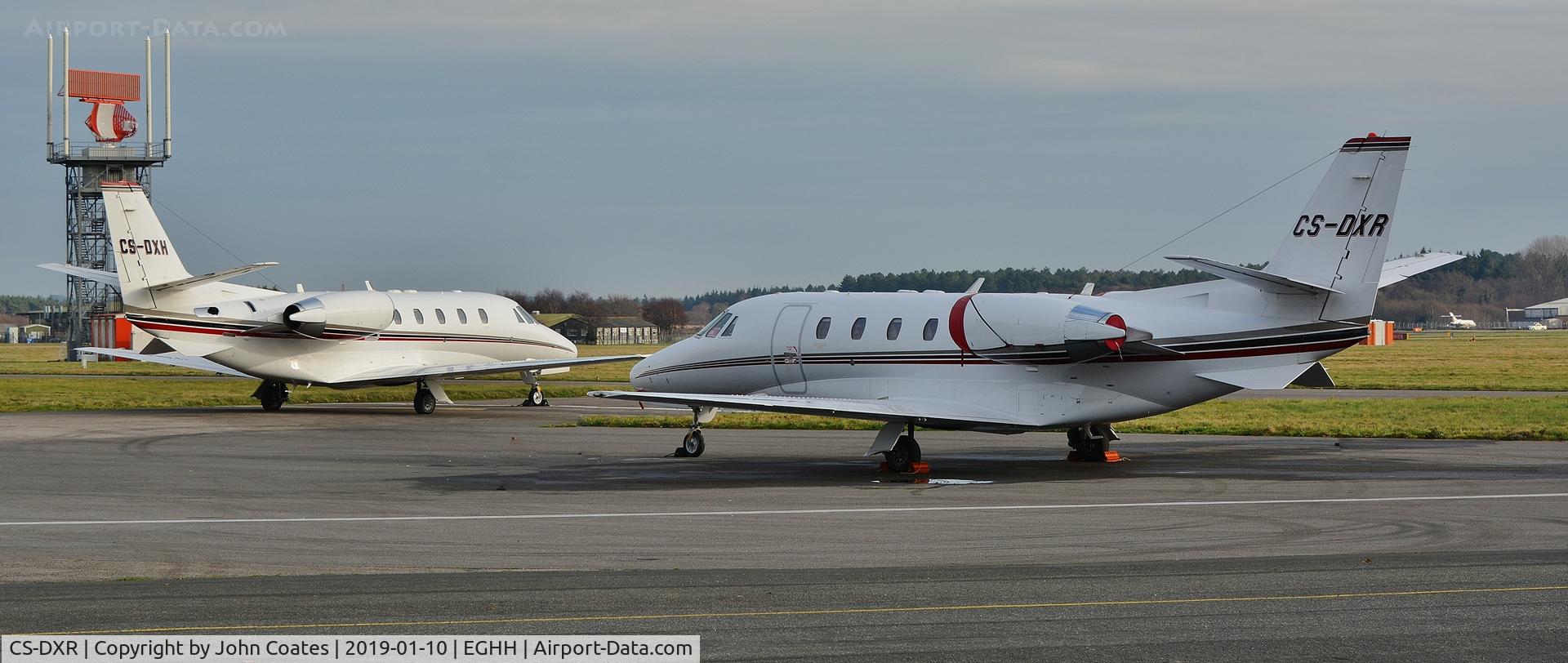 CS-DXR, 2007 Cessna 560 Citation Excel C/N 560-5748, At Technicair with CS-DXH