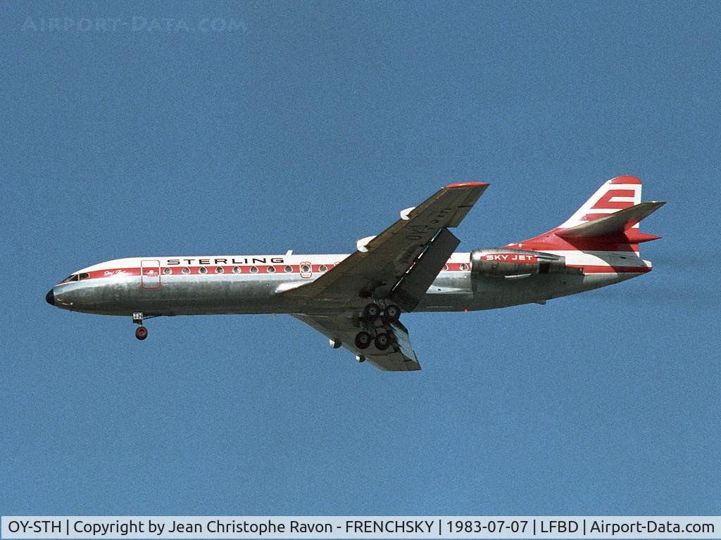 OY-STH, 1969 Sud Aviation SE-210 Caravelle 10B3 Super B C/N 262, Sterling Airways