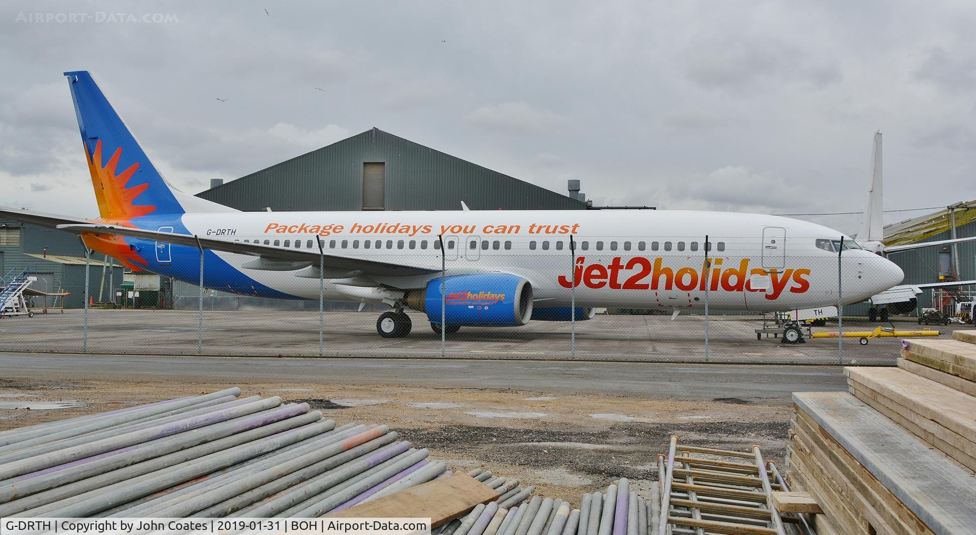 G-DRTH, 2006 Boeing 737-8BK C/N 33828, Just been repainted