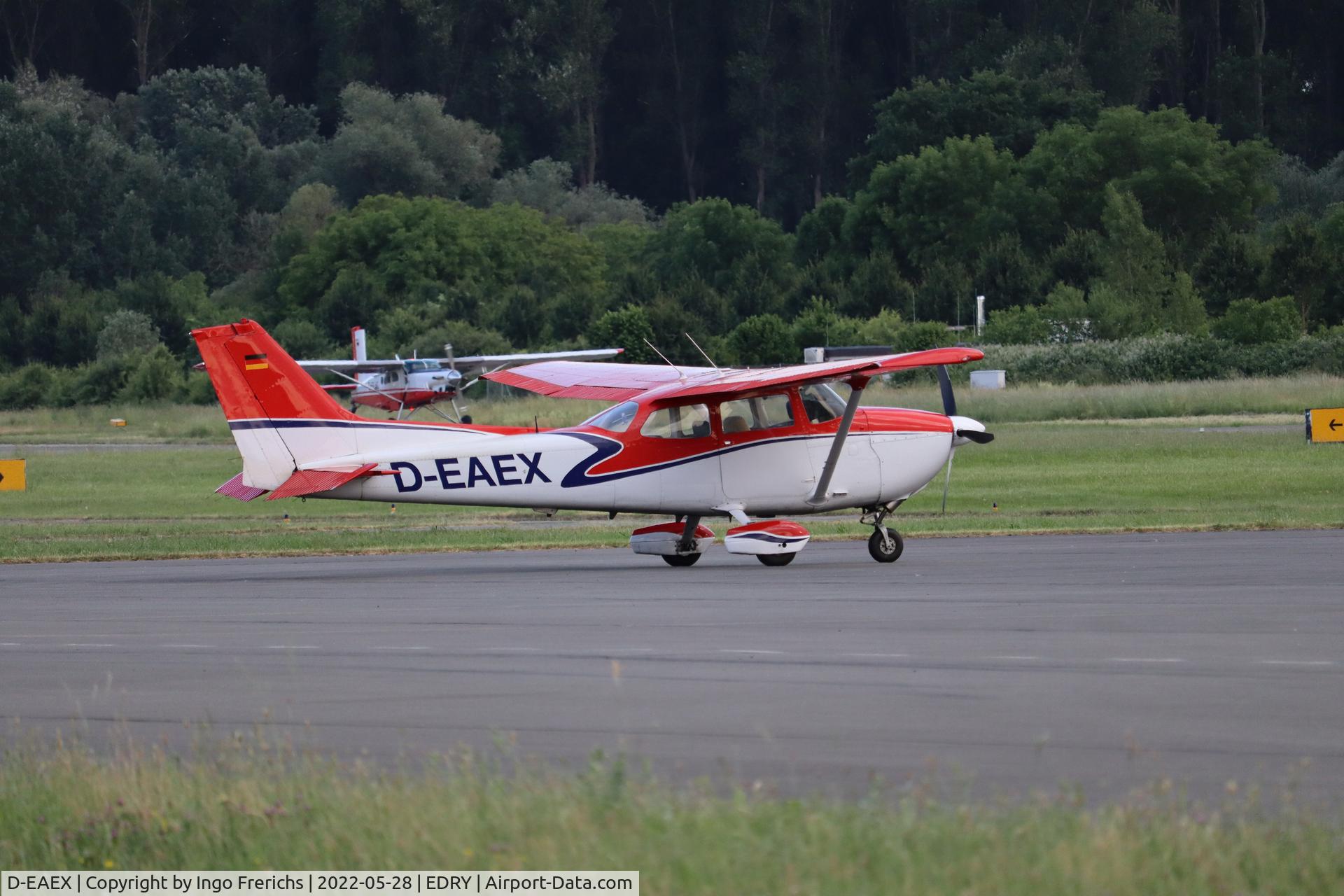 D-EAEX, 1980 Reims F172N Skyhawk C/N 2027, The Reims-Cessna D-EAEX at Speyer Airport (QCS/EDRY) in Germany.