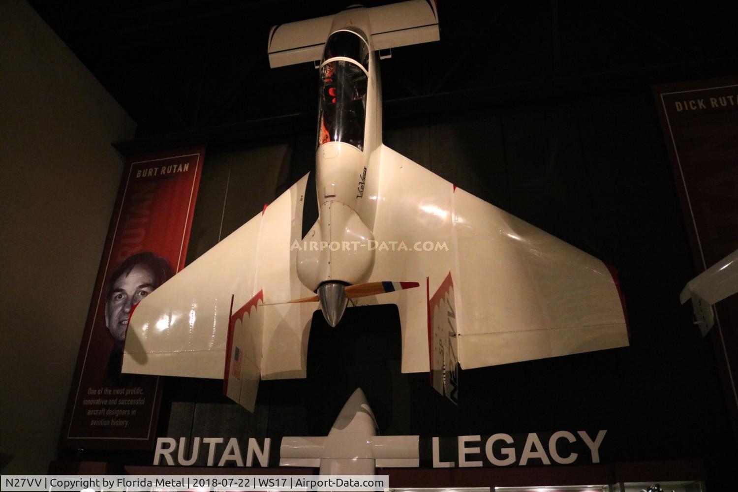 N27VV, 1972 Rutan VariViggen 50-160 C/N 001, Vari Viggen zx