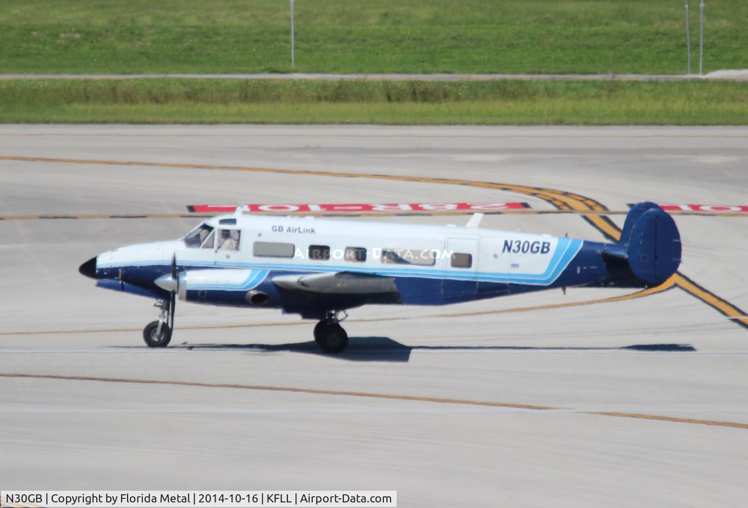 N30GB, 1964 Beech H-18 Tri-Gear C/N BA-688, Beech 18 turboprop zx