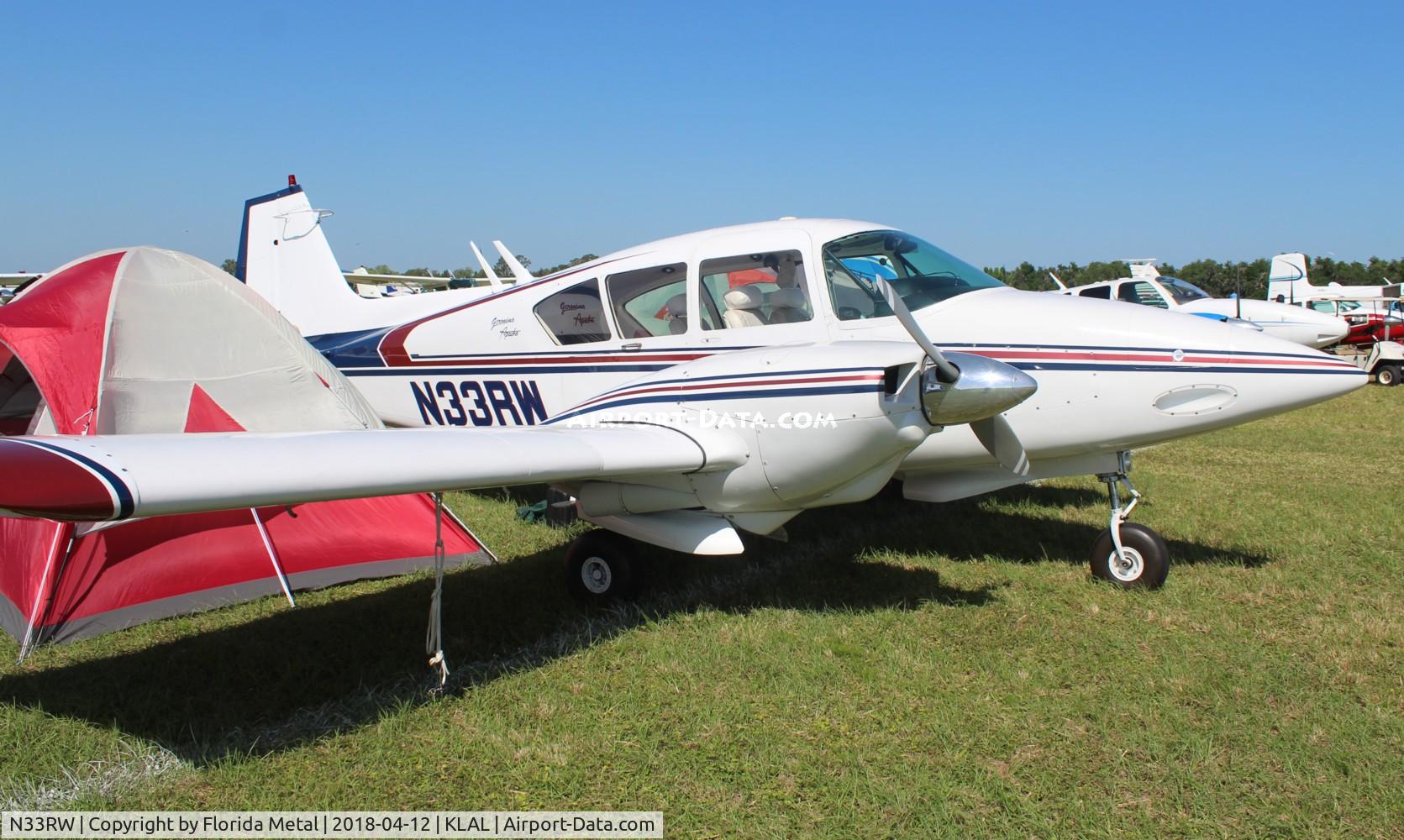 N33RW, 1960 Piper PA-23-160 Apache C/N 23-1948, PA-23 Aztec zx