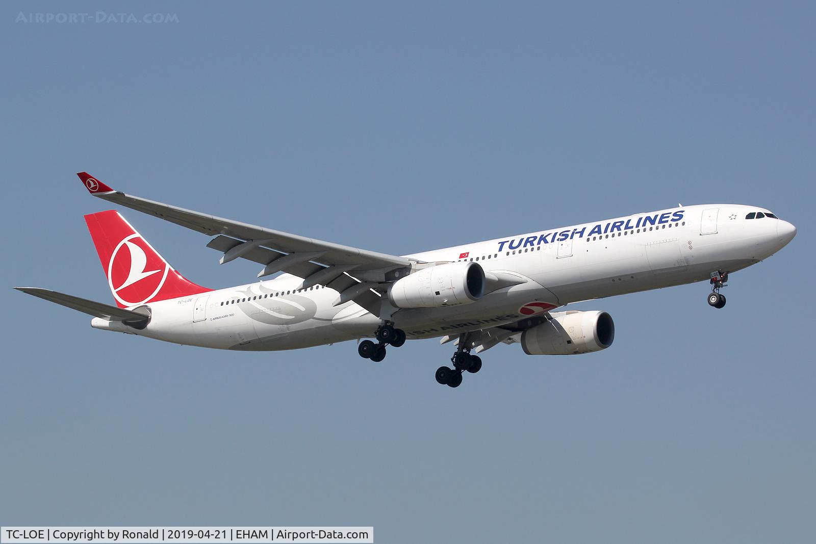 TC-LOE, 2015 Airbus A330-343 C/N 1592, at spl