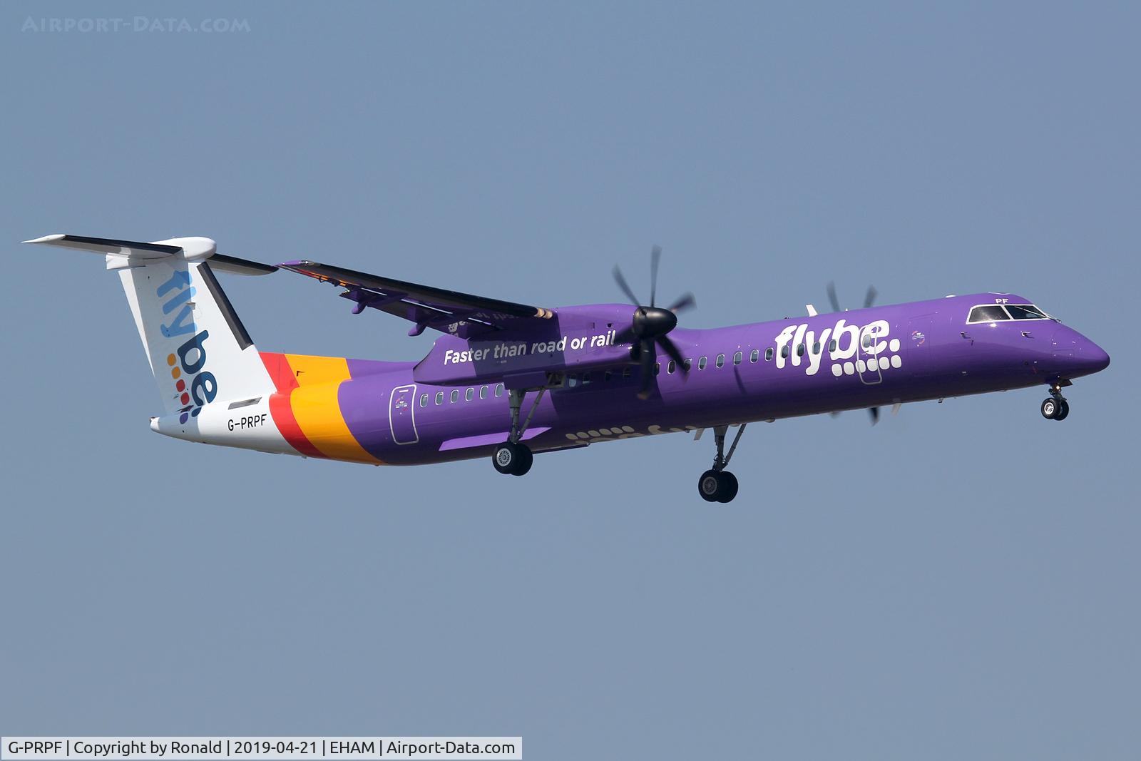 G-PRPF, 2008 Bombardier DHC-8-402 Dash 8 C/N 4195, at spl