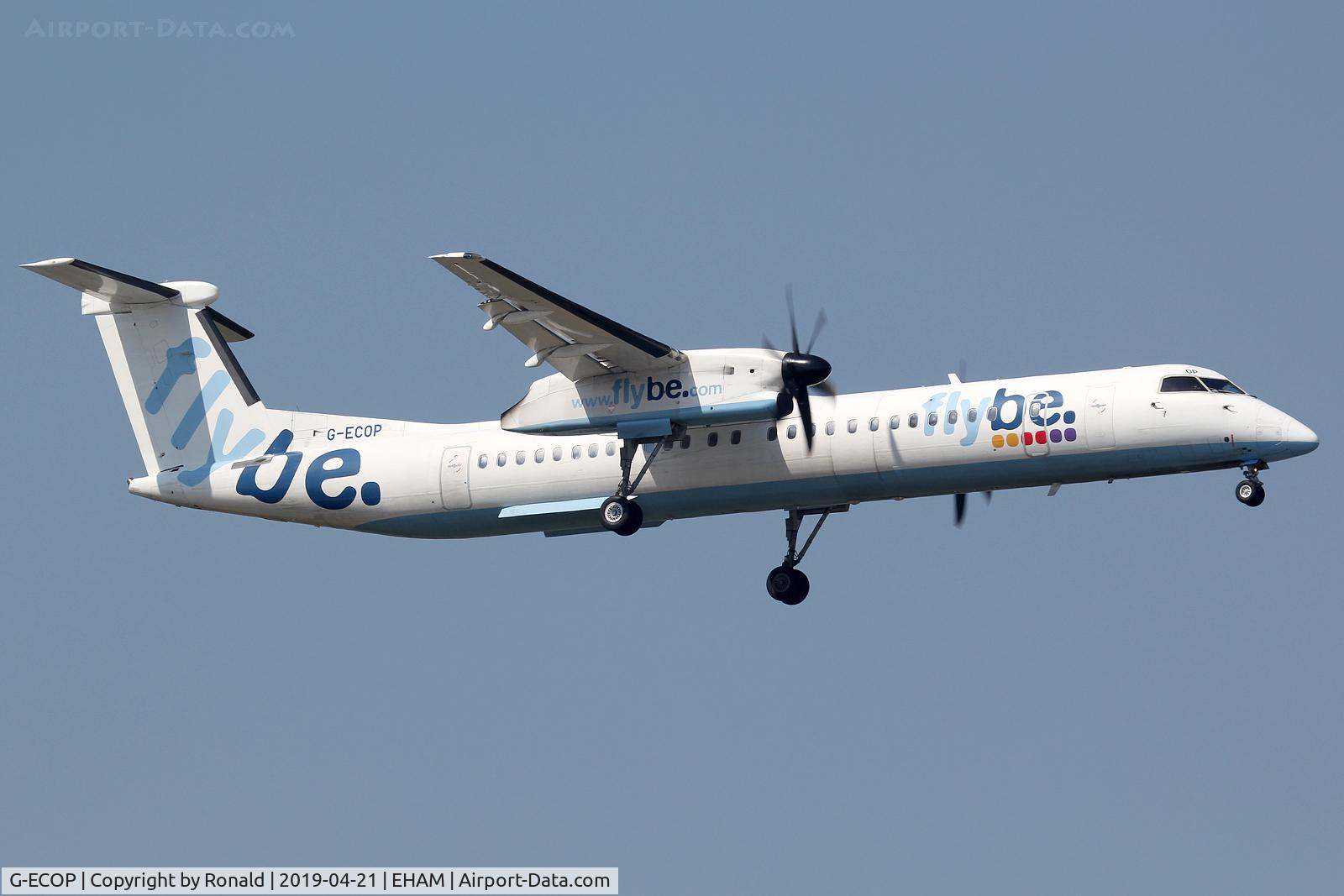 G-ECOP, 2009 De Havilland Canada DHC-8-402Q Dash 8 C/N 4242, at spl