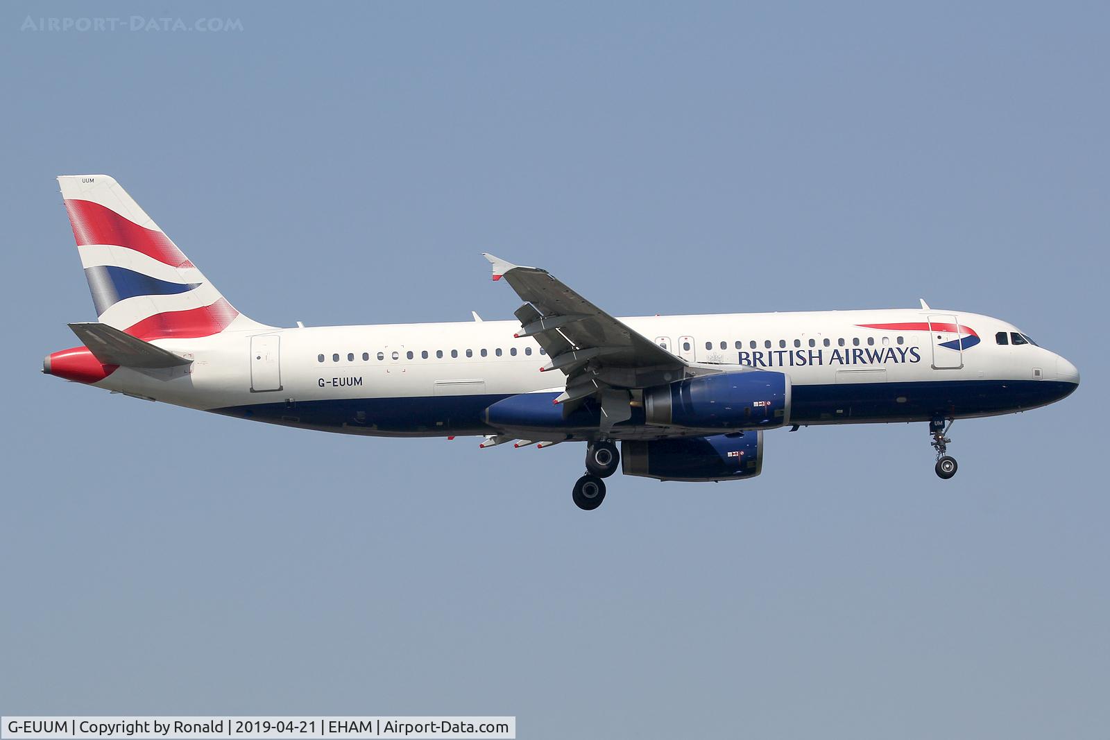 G-EUUM, 2002 Airbus A320-232 C/N 1907, at spl