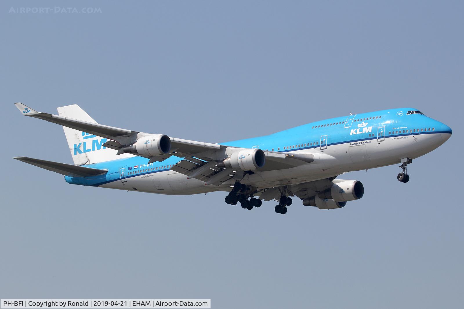 PH-BFI, 1991 Boeing 747-406BC C/N 25086, at spl